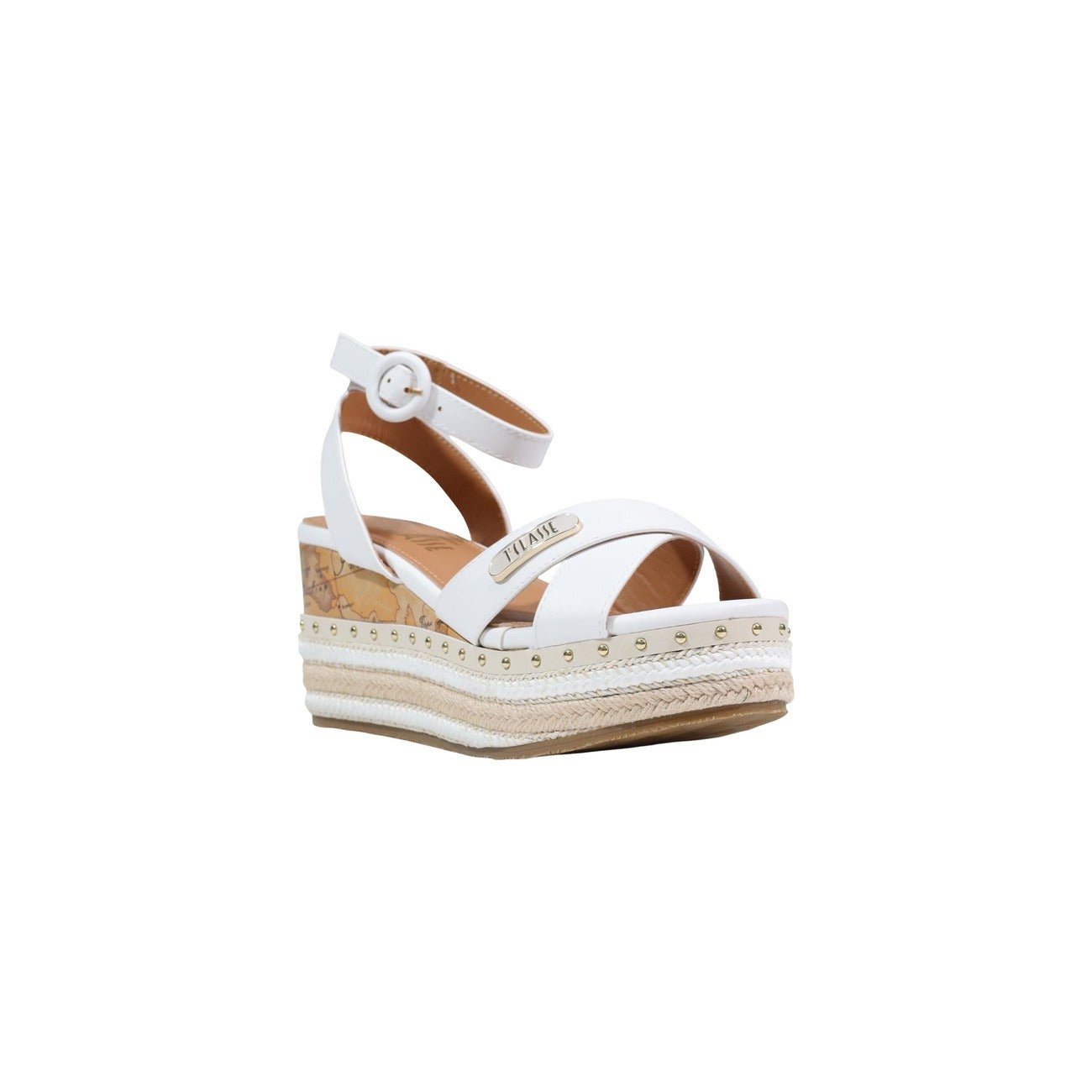 Alviero Martini Prima Classe Sandalen Dames Wit Wedge