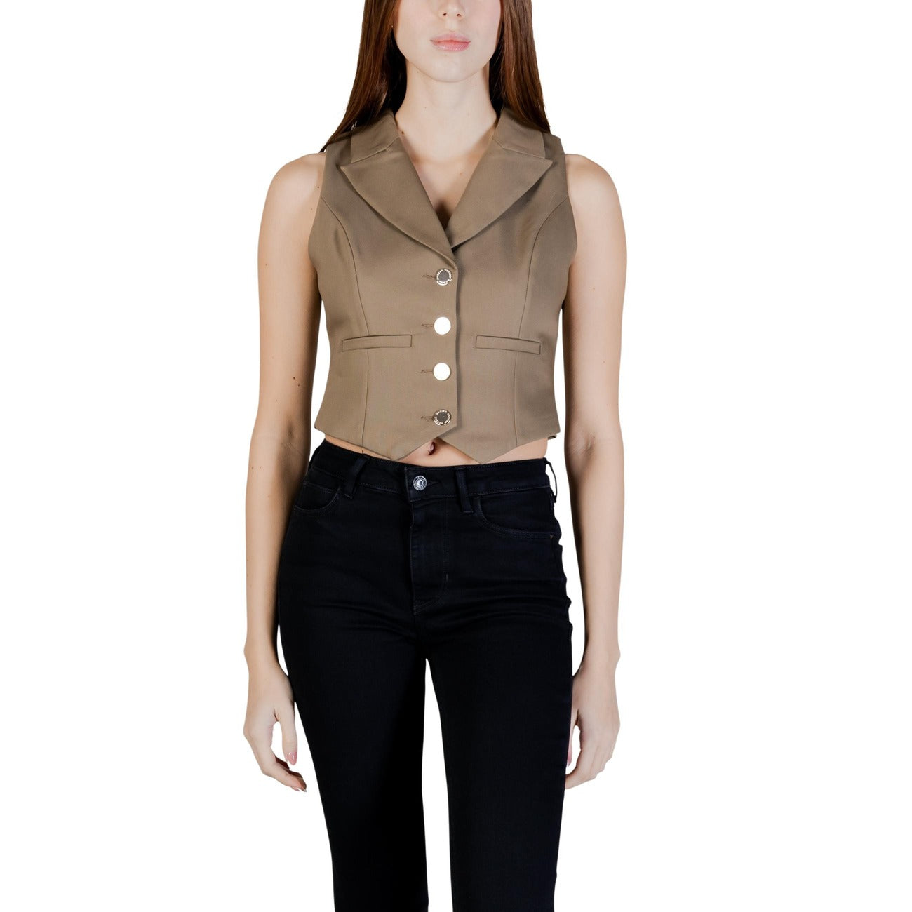 Morgan De Toi Gilet Dames Groen