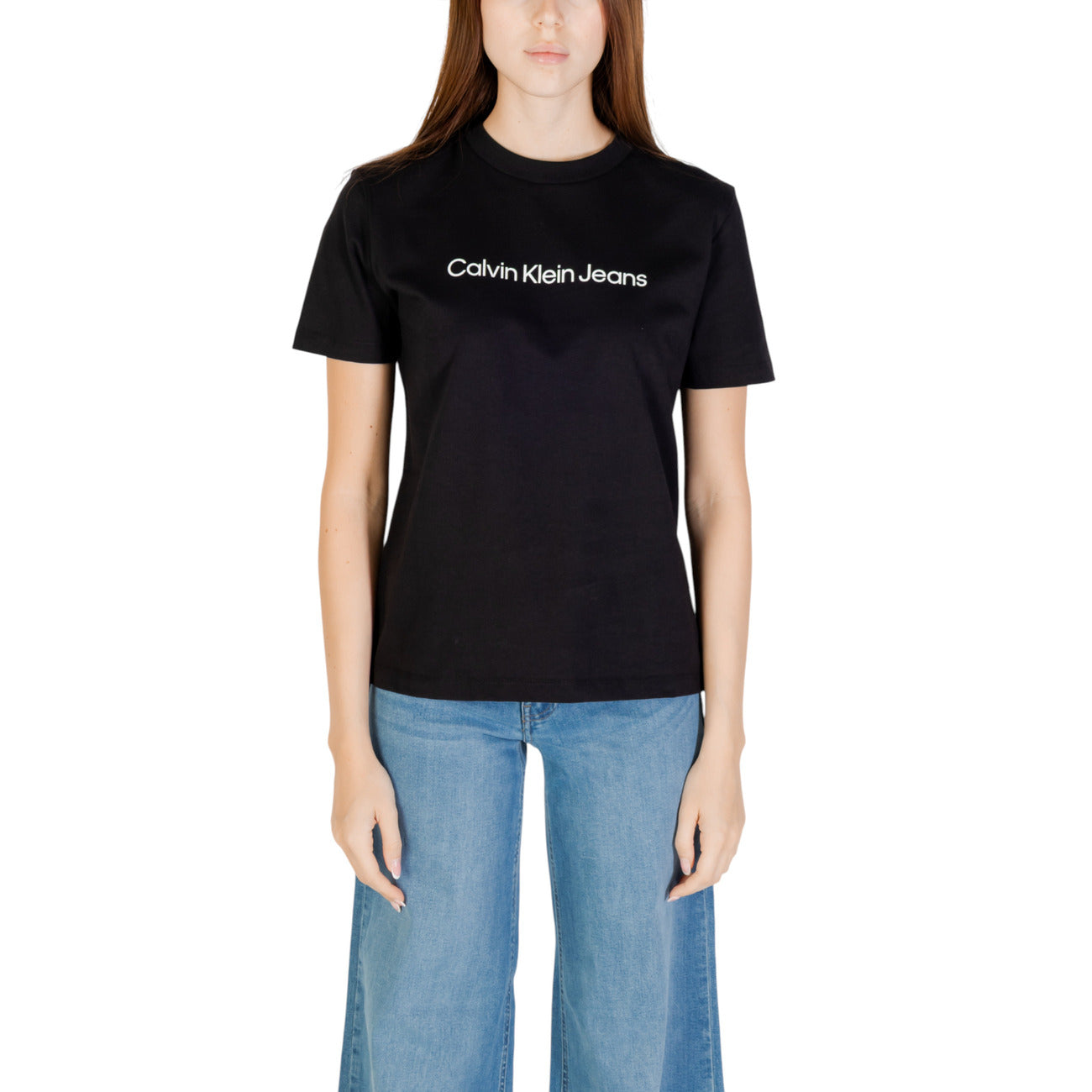 Calvin Klein Jeans T-shirt Dames Zwart
