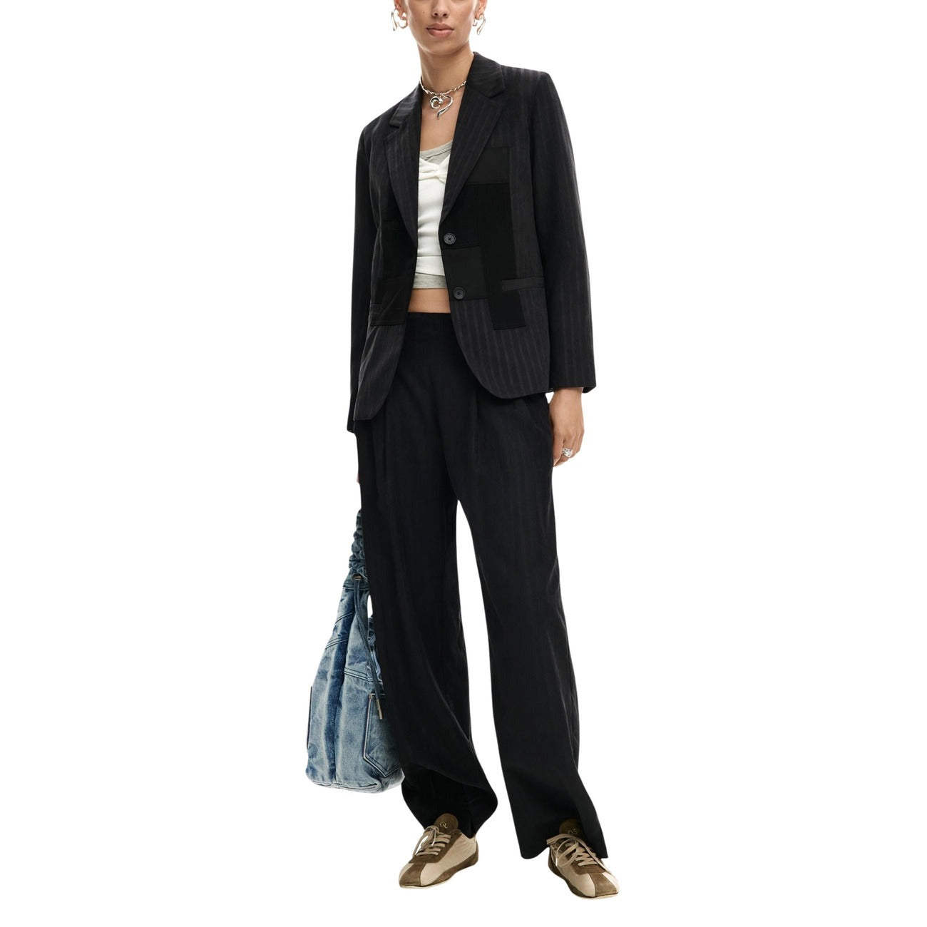 Desigual Broek Dames Zwart