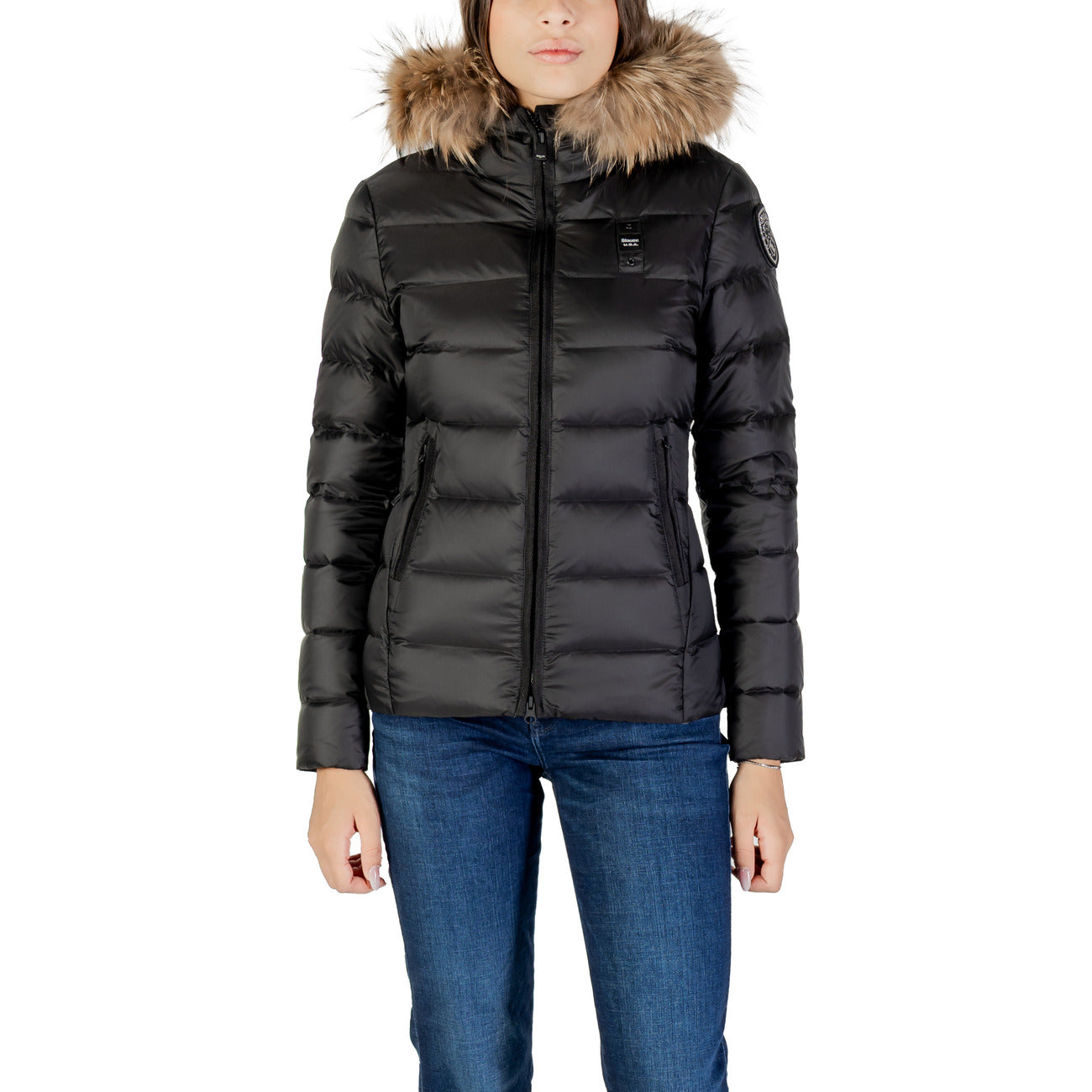 Blauer Windjack Dames Zwart