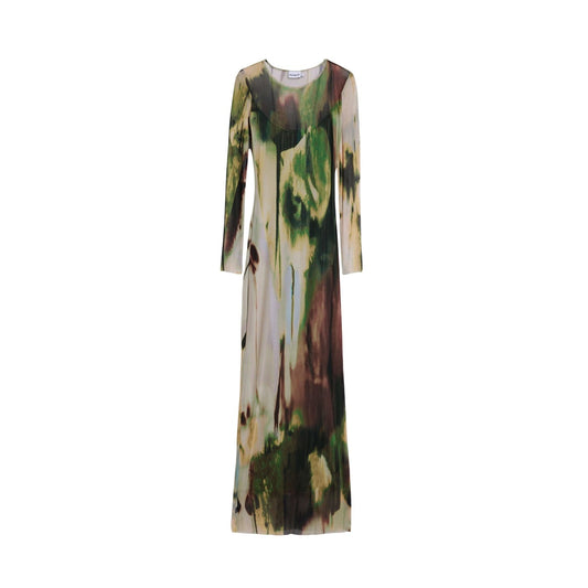 Desigual Maxi Jurk Dames Groen