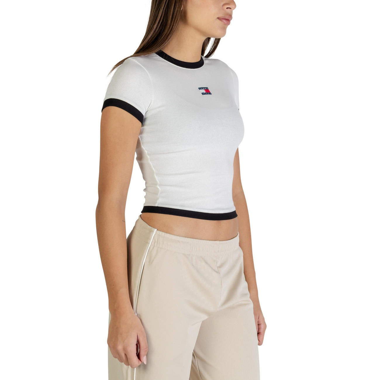 Tommy Hilfiger Jeans T-shirt Dames Wit