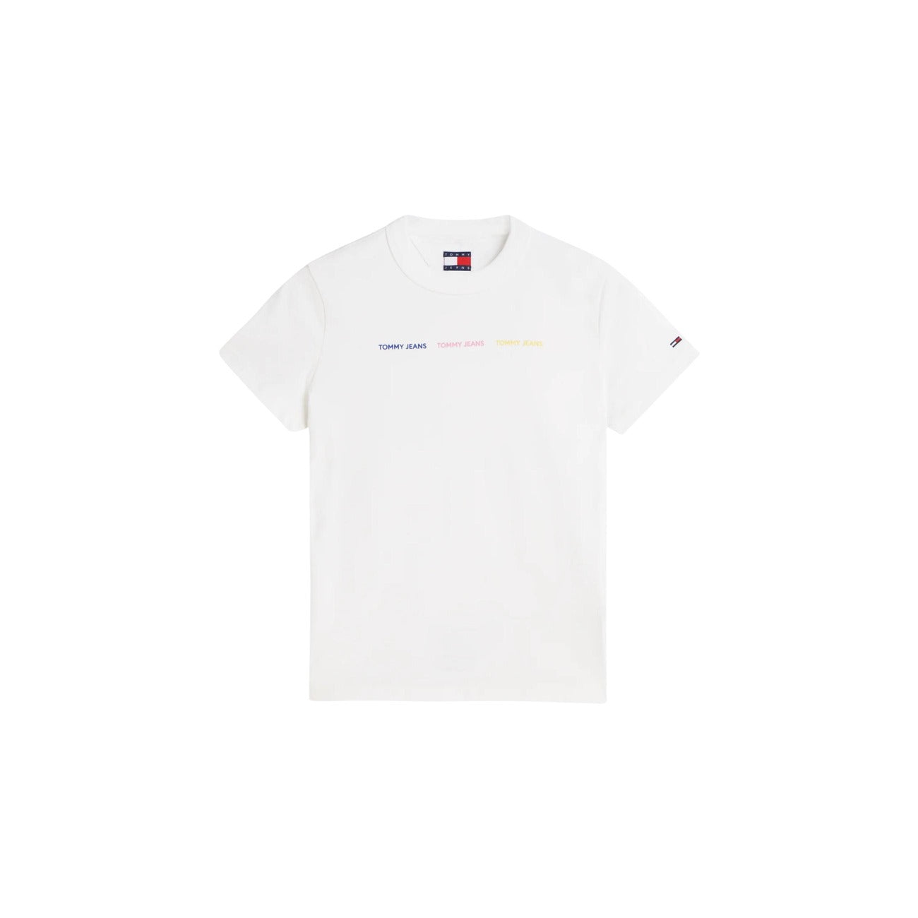 Tommy Hilfiger Jeans T-shirt Dames Wit