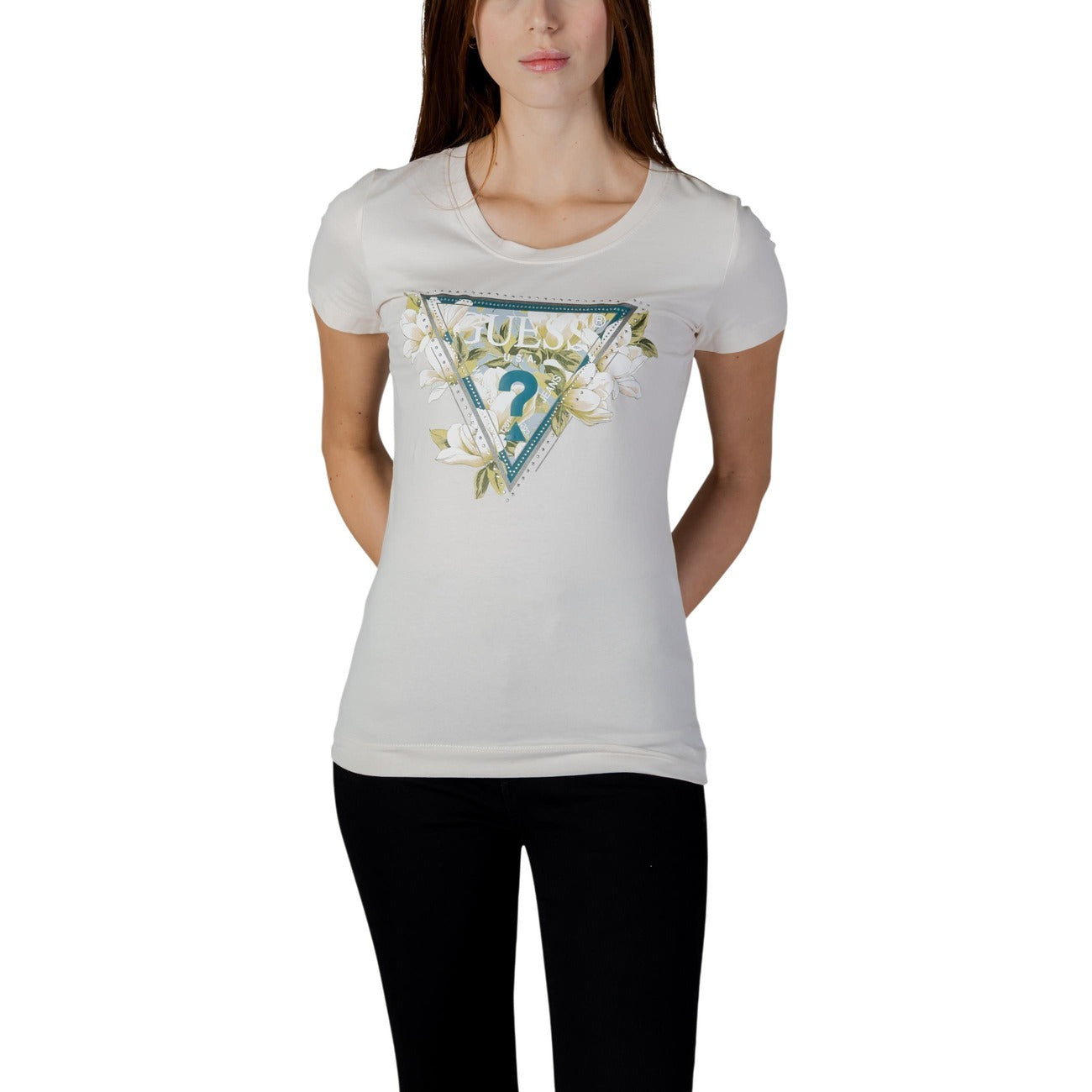 Guess T-shirt Dames Beige