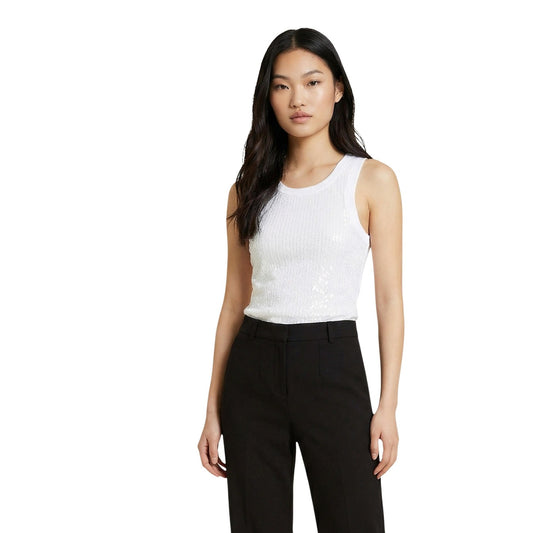 Guess Katoenen Tanktop Dames Wit
