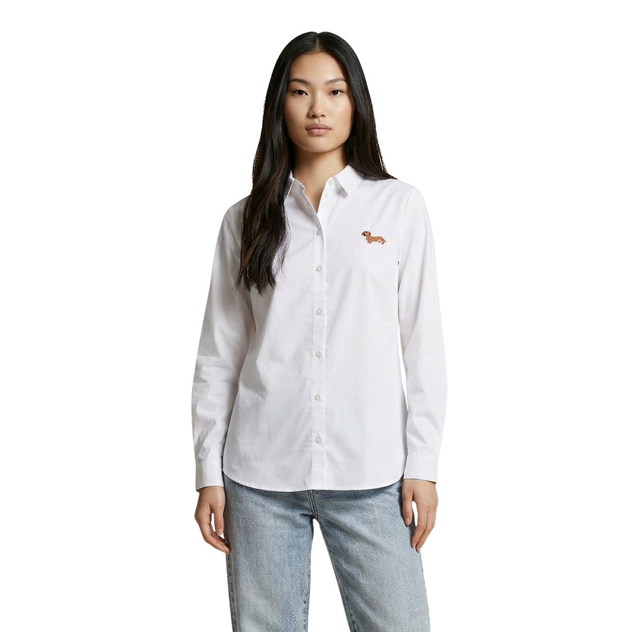 Jacqueline De Yong Shirt Dames Beige