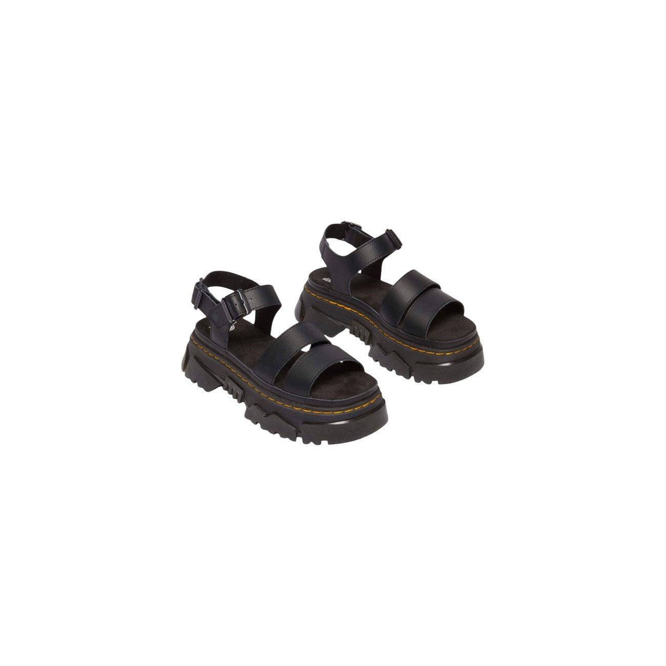Dr. Martens Sandalen Dames Zwart Plateauzool