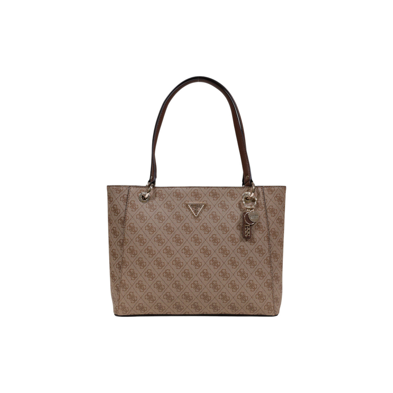 Guess Print Handtas Dames Bruin