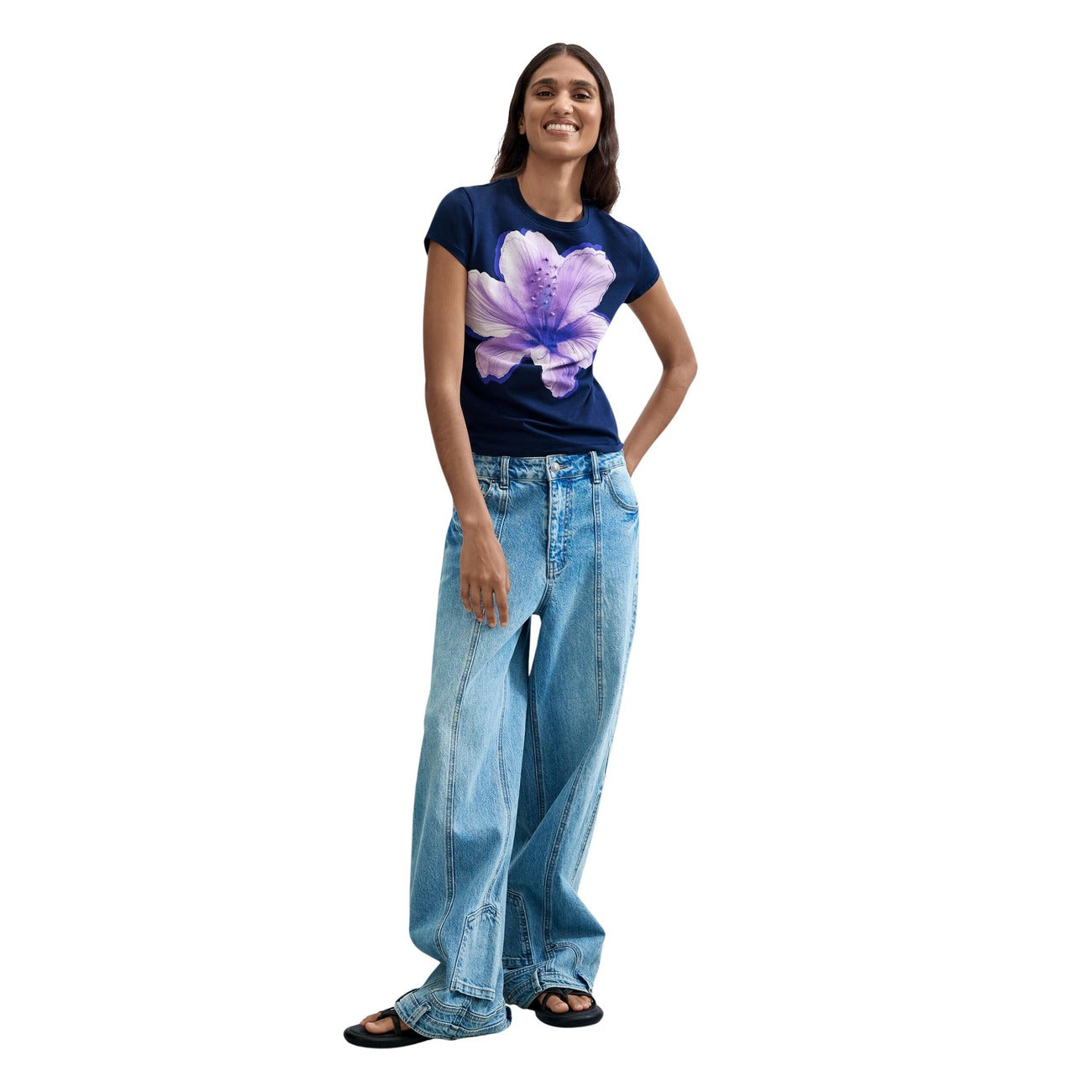 Desigual T-shirt Dames Bluaw