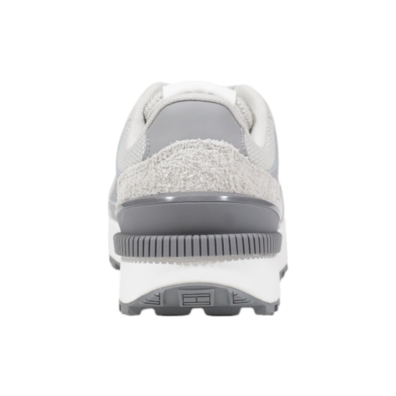 Tommy Hilfiger Jeans Sneakers Dames Grijs Leer