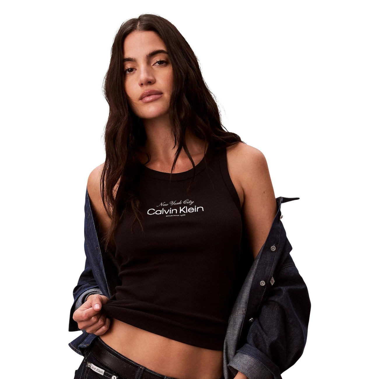 Calvin Klein Jeans Mouwloze Top Dames Zwart