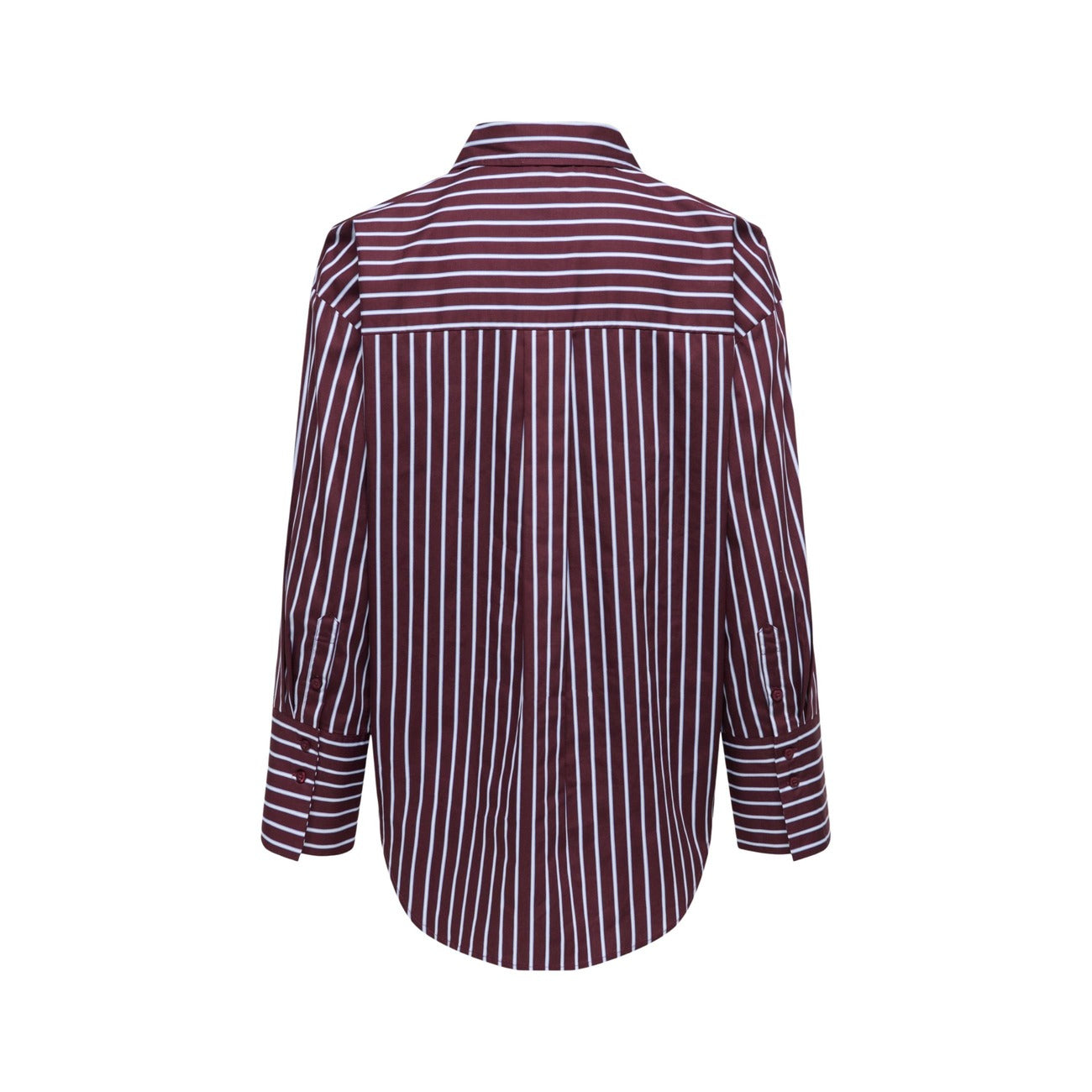 Jacqueline De Yong Shirt Dames Wijnrood Gestreept