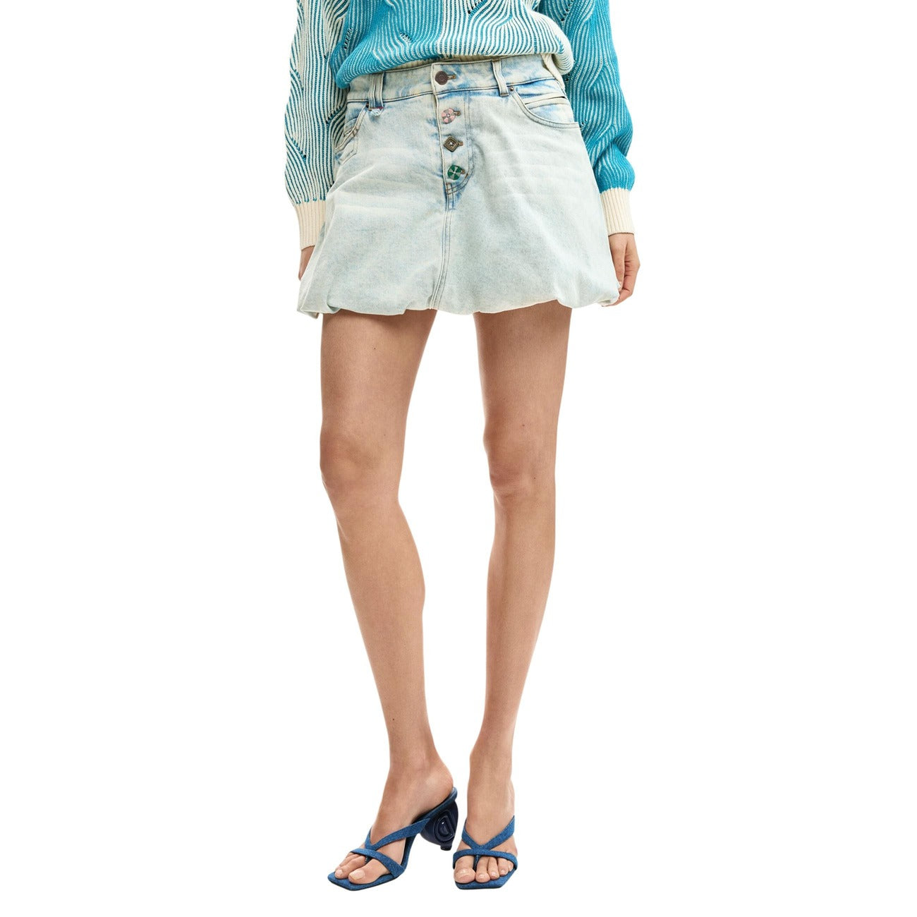 Desigual Rok Dames Lichtblauw