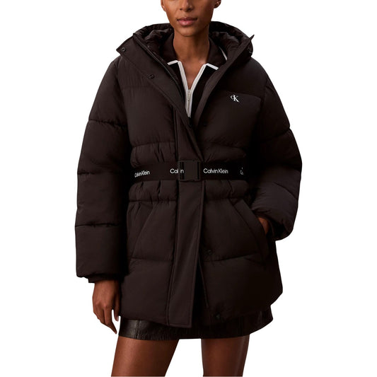 Calvin Klein Jeans Windjack Dames Zwart – Capuchon & Ritssluiting