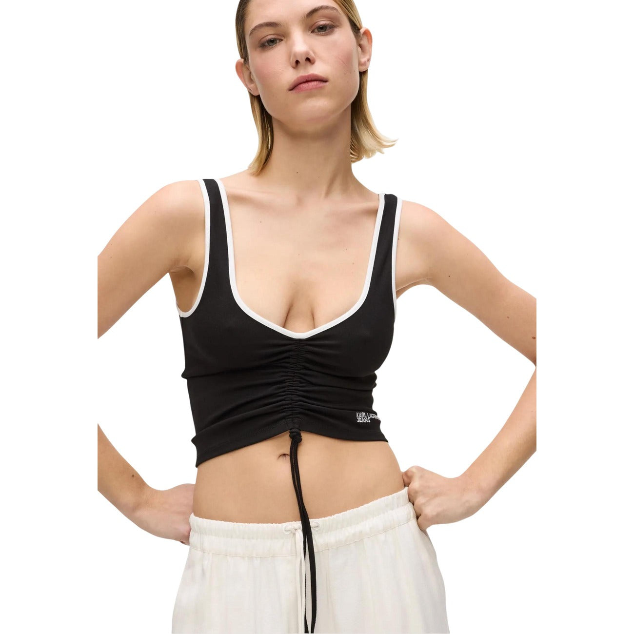 Karl Lagerfeld Jeans Bralette Top Dames Zwart