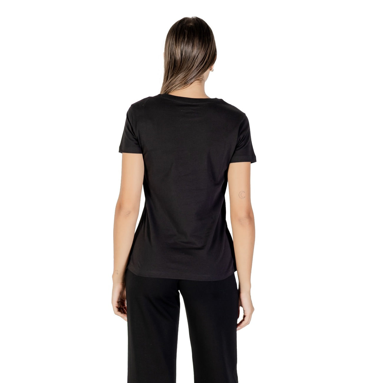 Armani Exchange T-shirt Dames Zwart