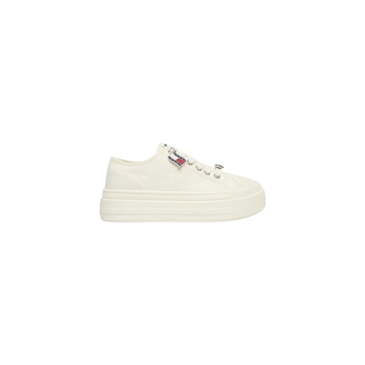 Tommy Hilfiger Jeans Sneakers Dames Beige Platform