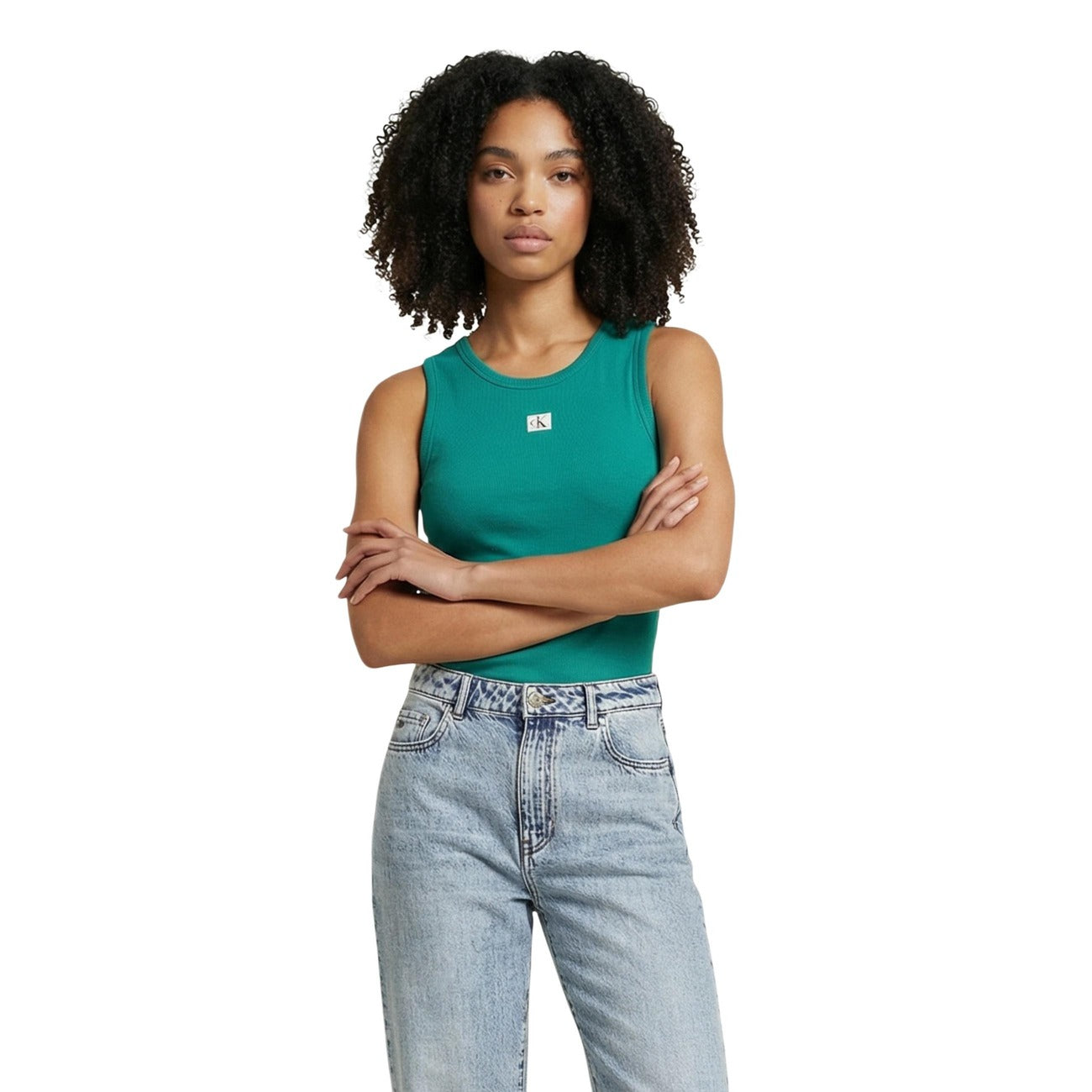Calvin Klein Jeans Mouwloze Top Dames Wit