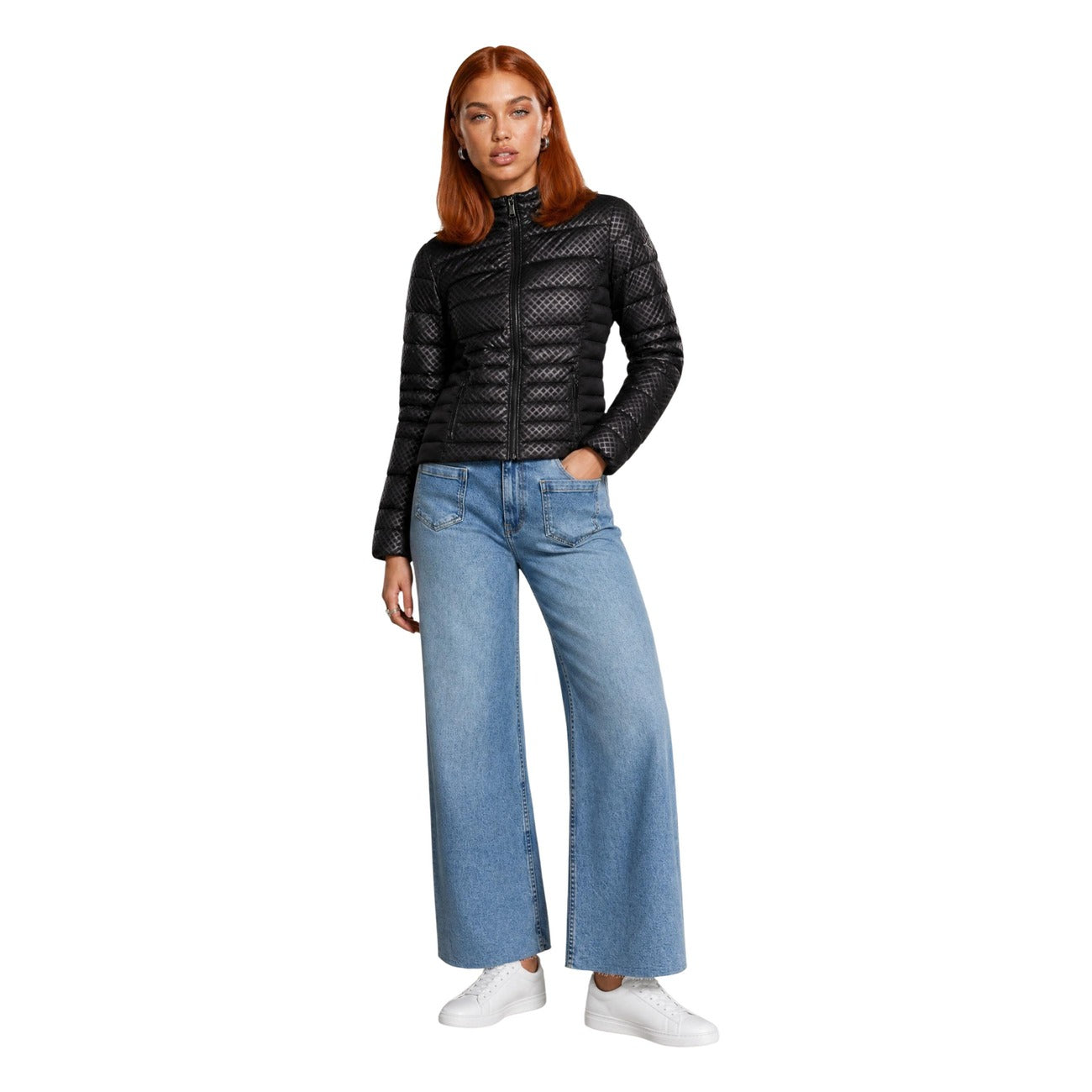 Guess Windjack Dames Zwart