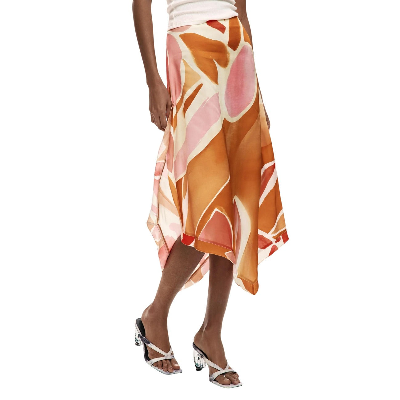 Desigual Rok Dames Oranje
