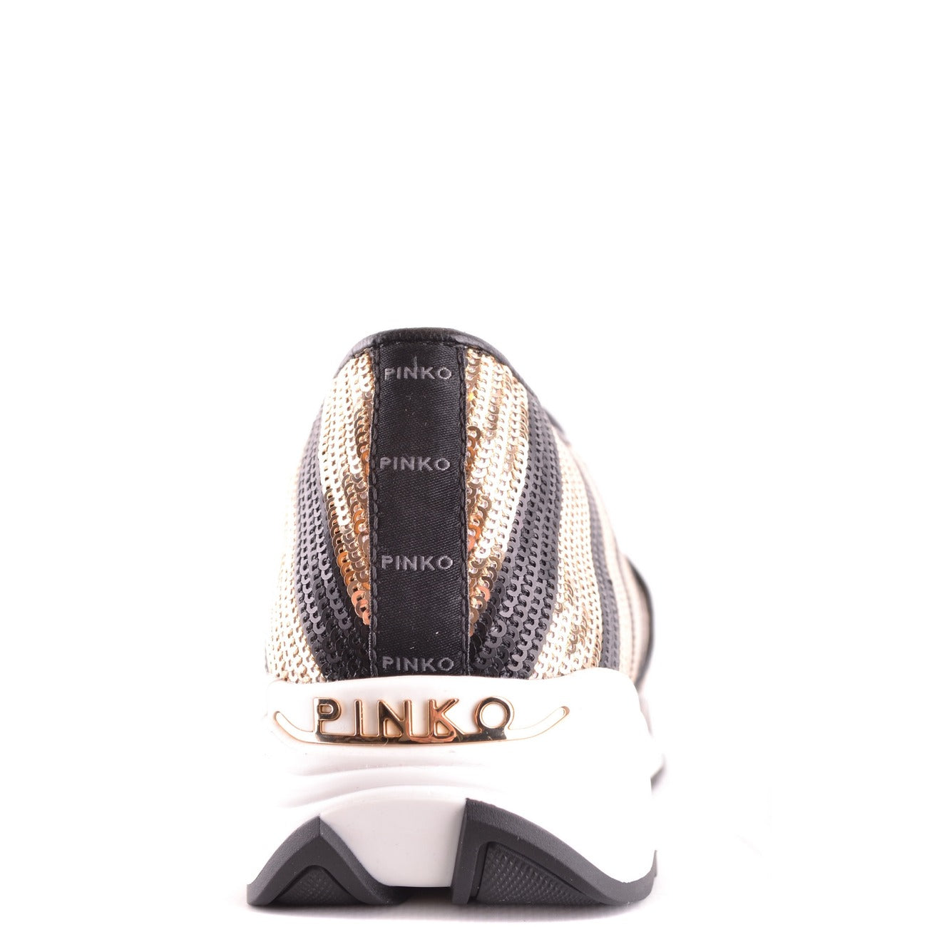 Pinko Sneakers Dames Zwart Gestreept