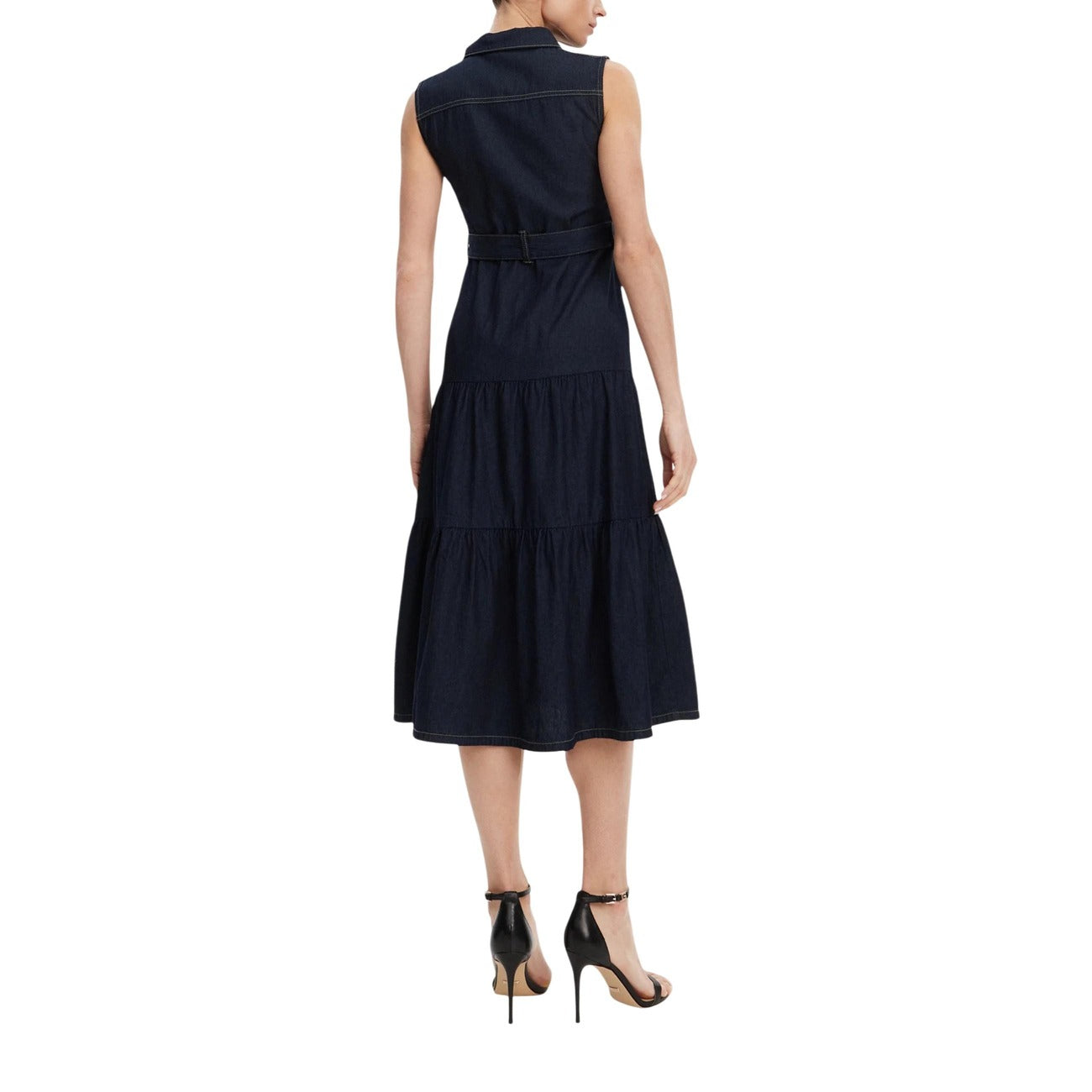 Morgan De Toi Elegante Jurk Dames Blauw
