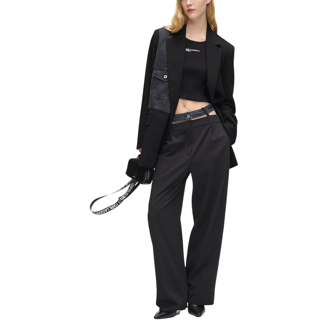 Karl Lagerfeld Jeans Jack Dames Zwart