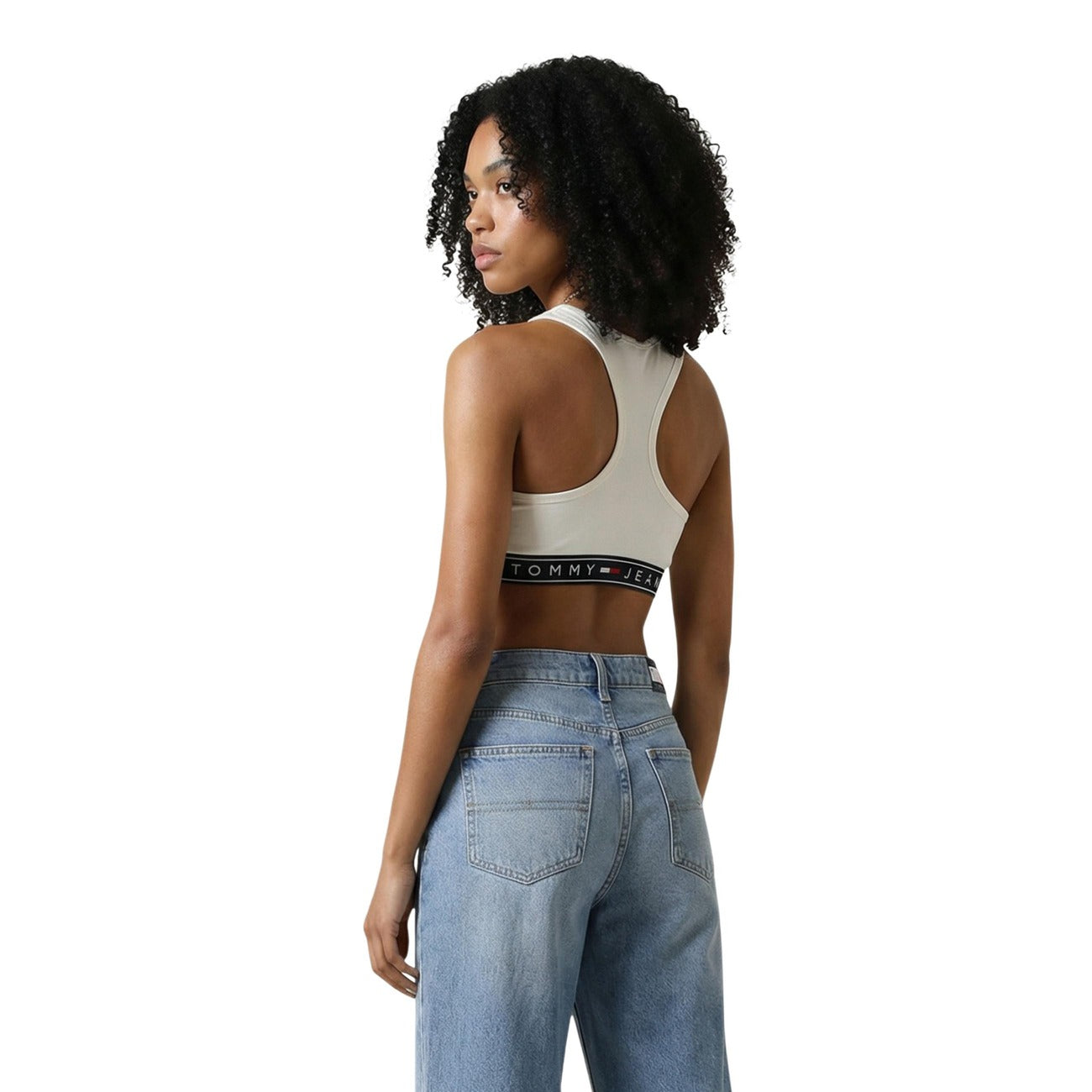 Tommy Hilfiger Jeans Mouwloze Top Dames Wit