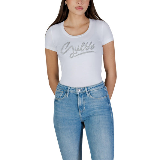 Guess T-shirt Dames Wit