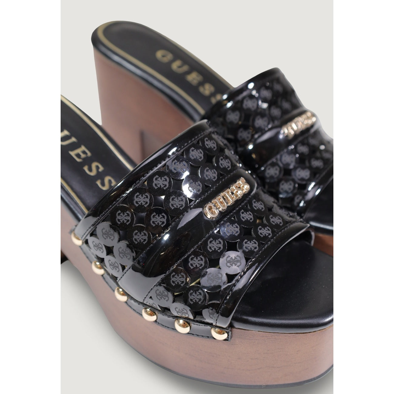 Guess Slippers Dames Zwart