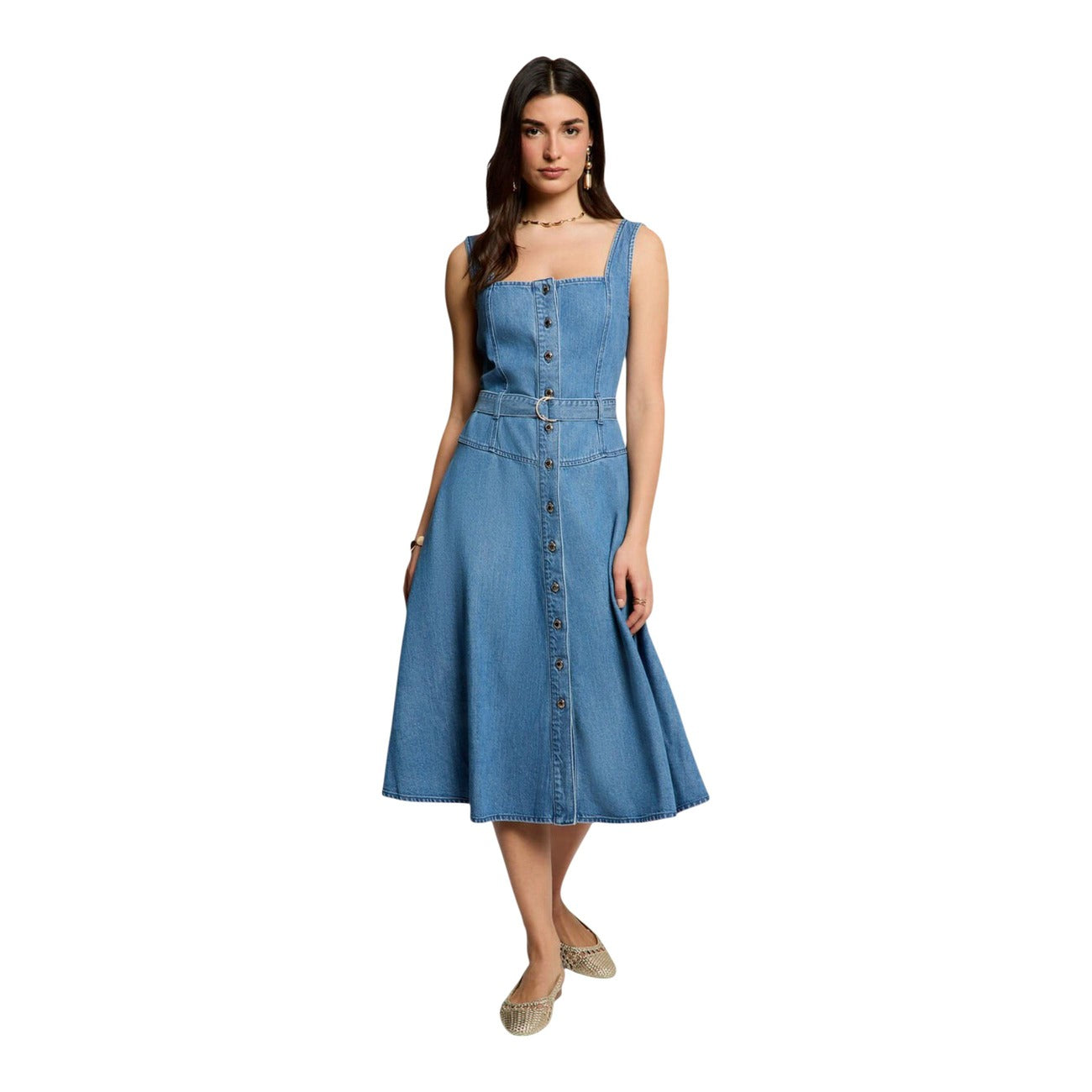 Morgan De Toi Jurk Dames Blauw