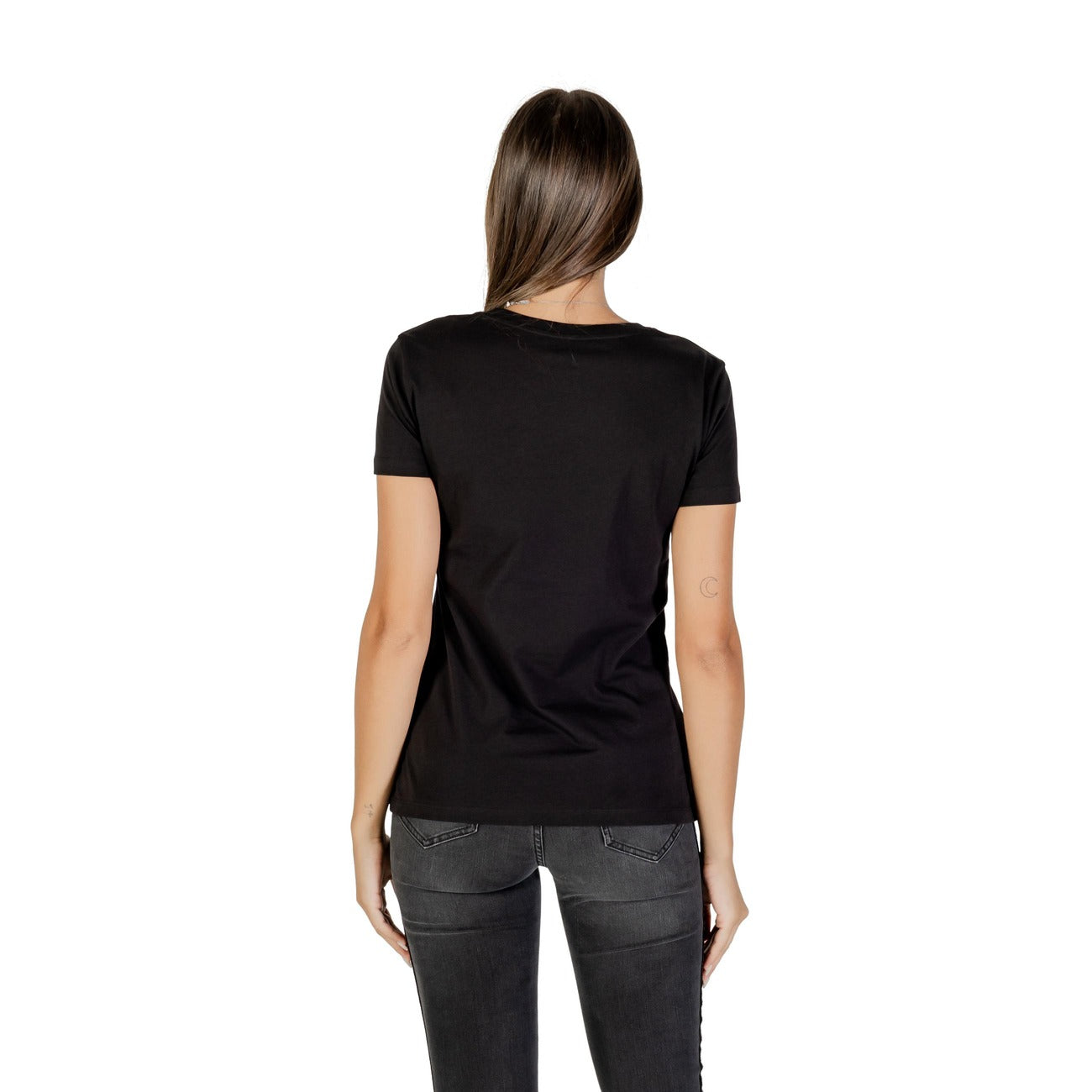 Armani Exchange T-shirt Dames Zwart
