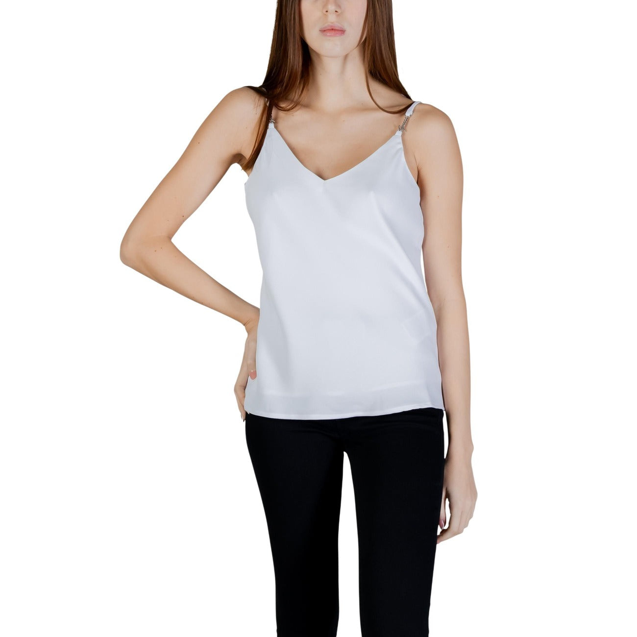 Guess V-hals Tanktop Dames Wit