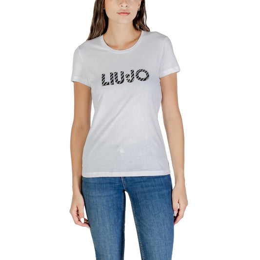 Liu Jo Print T-shirt Dames Wit