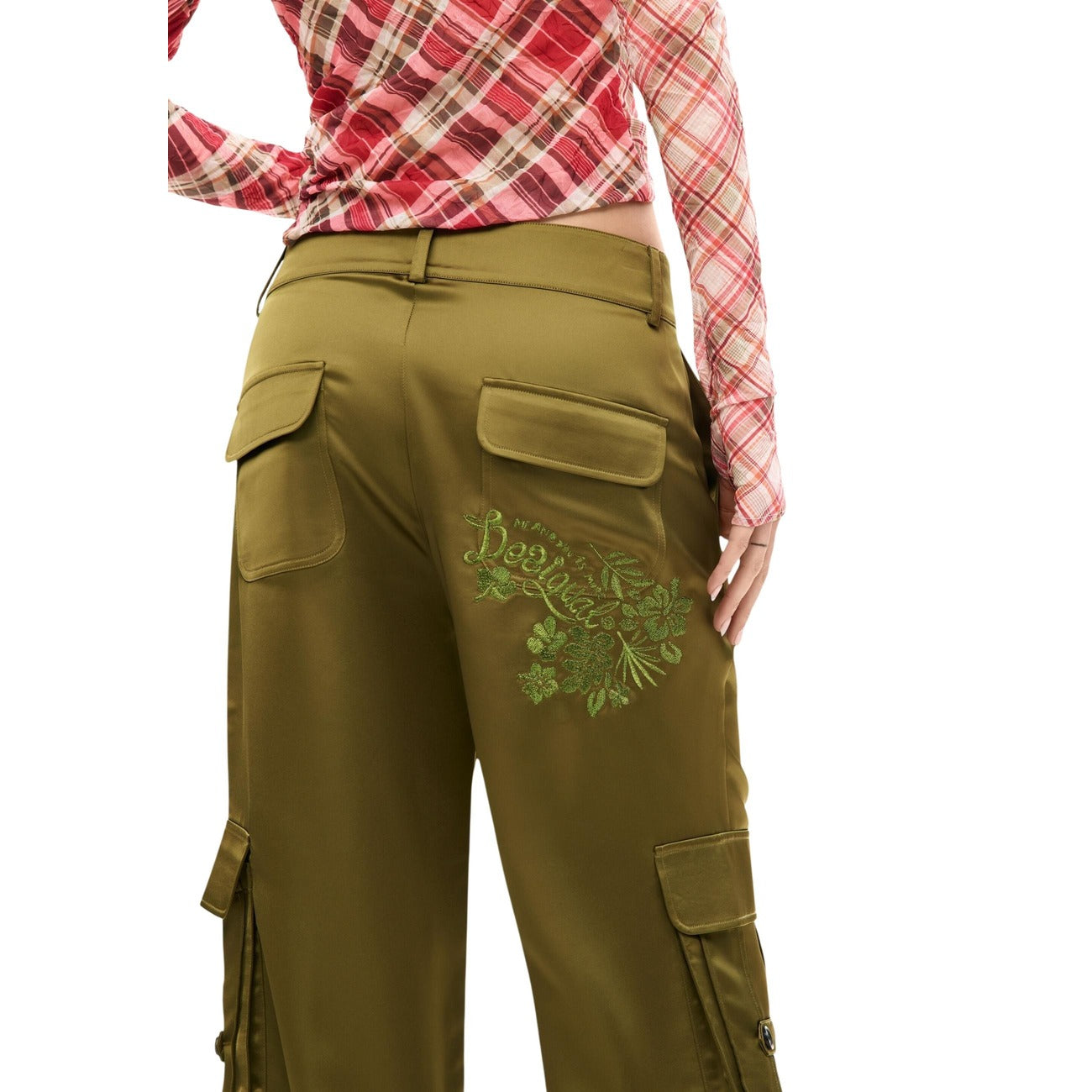 Desigual Broek Dames Groen