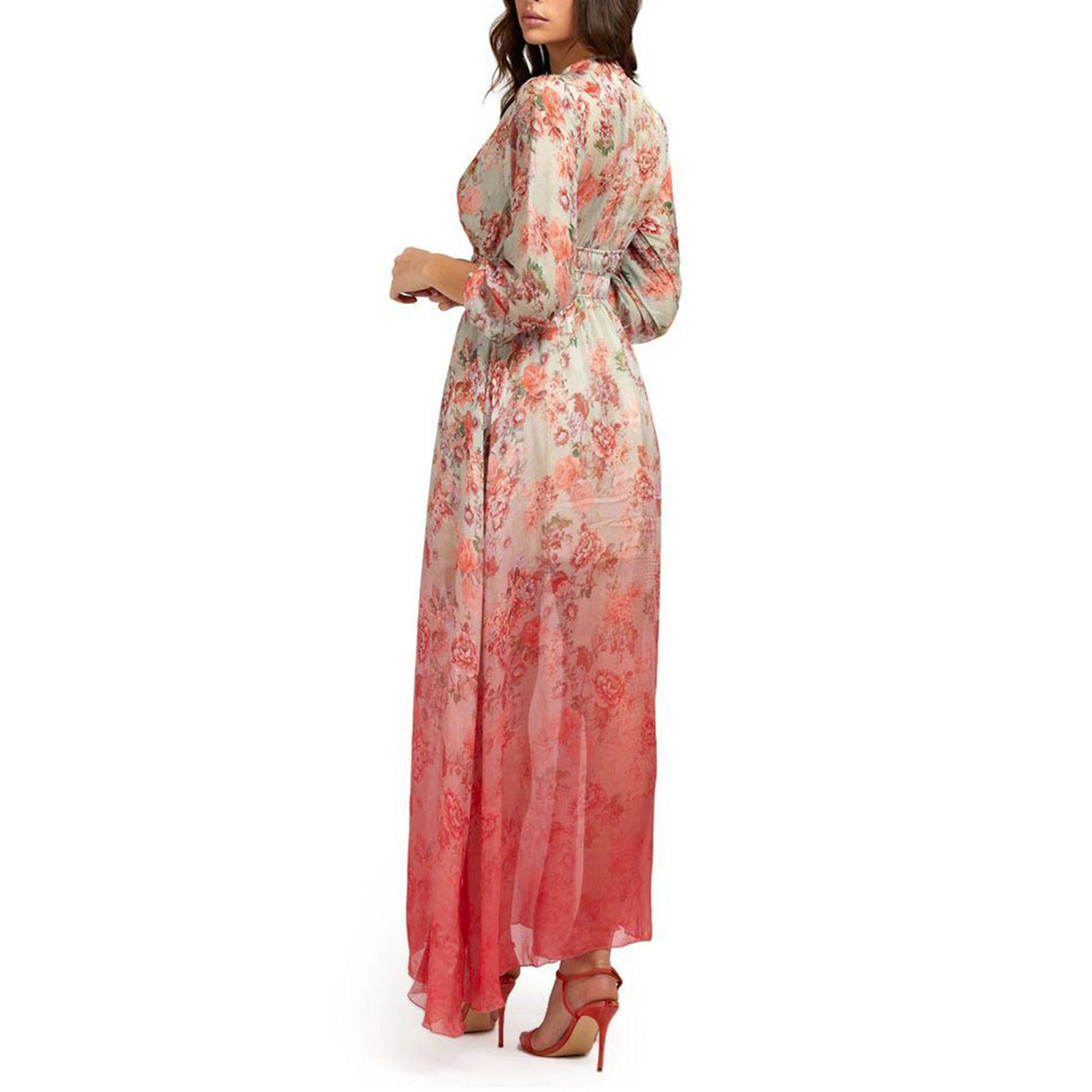 Guess Jurk Dames Rood Bloemenprint