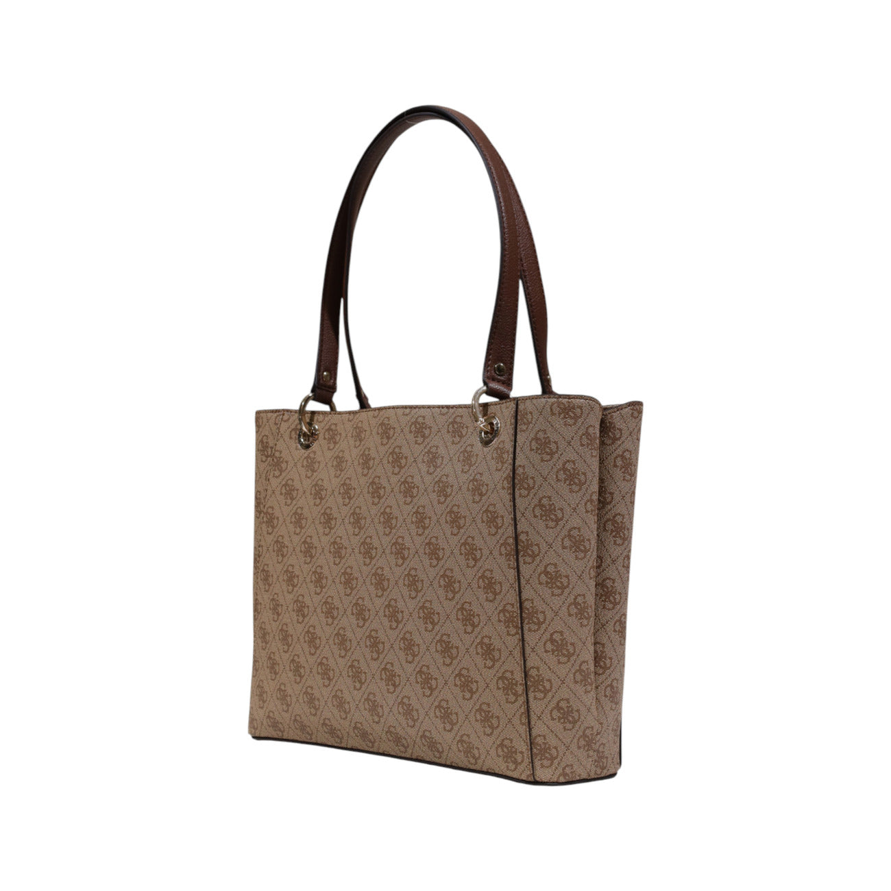 Guess Print Handtas Dames Bruin
