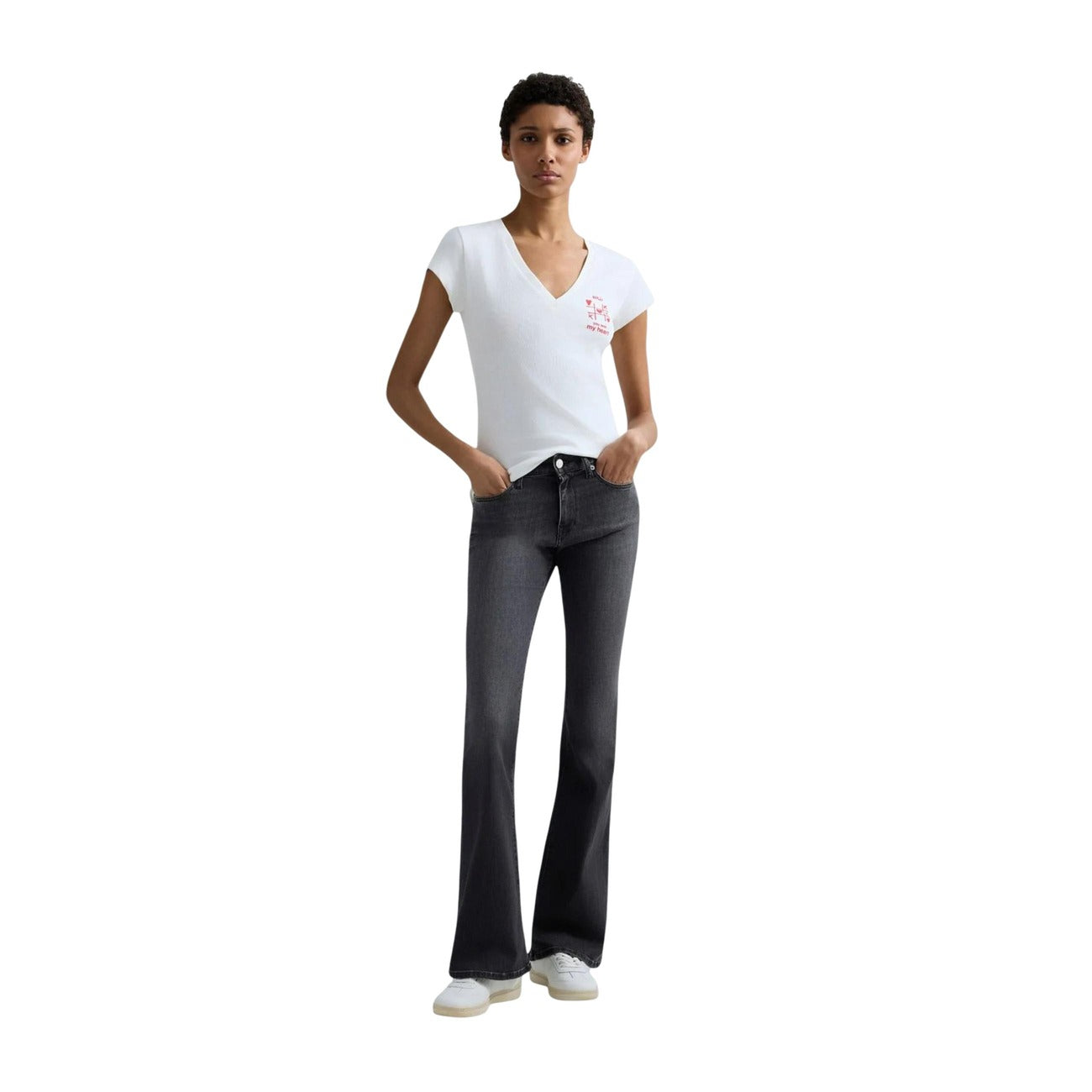 Replay Jeans Dames Zwart