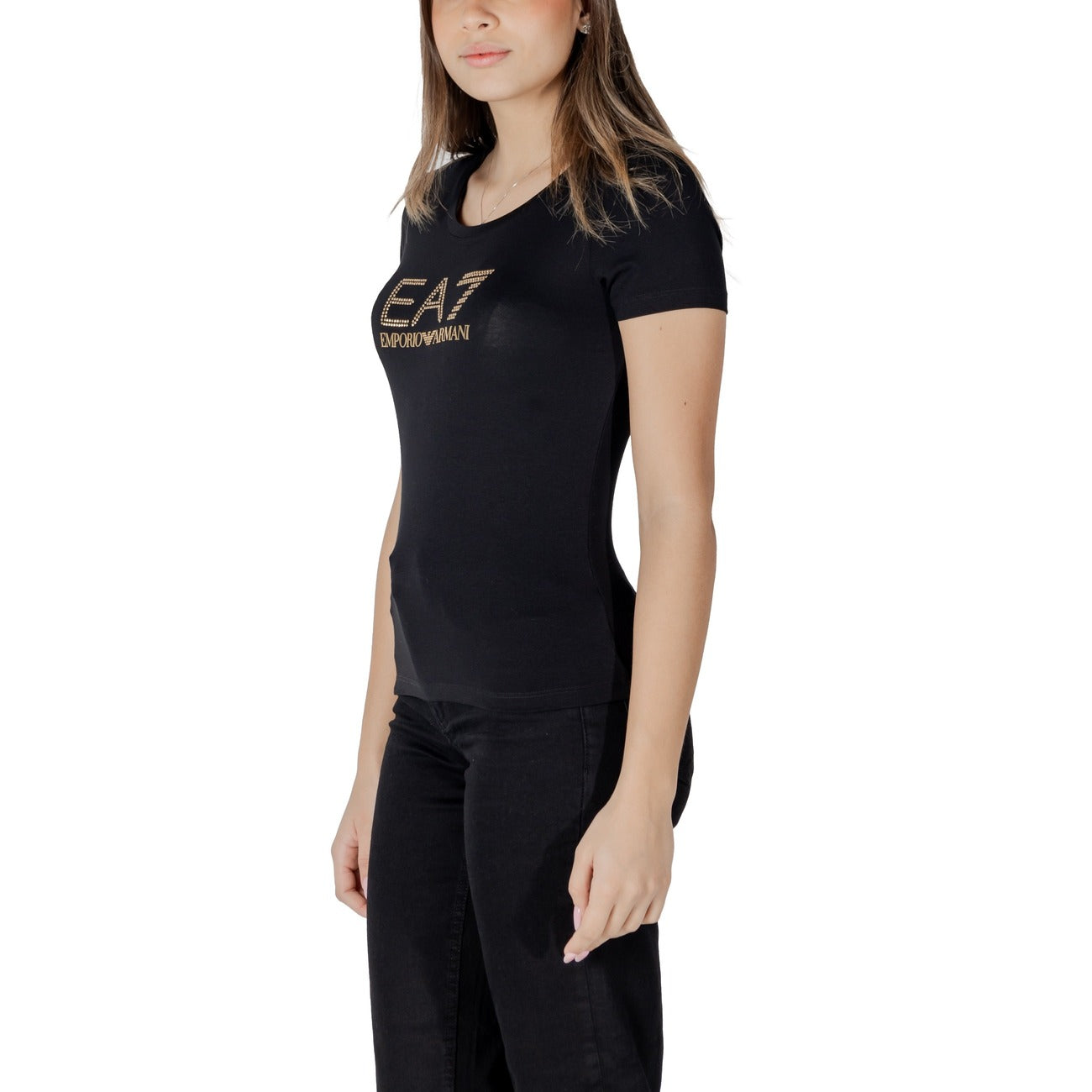 EA7 T-shirt Dames Zwart