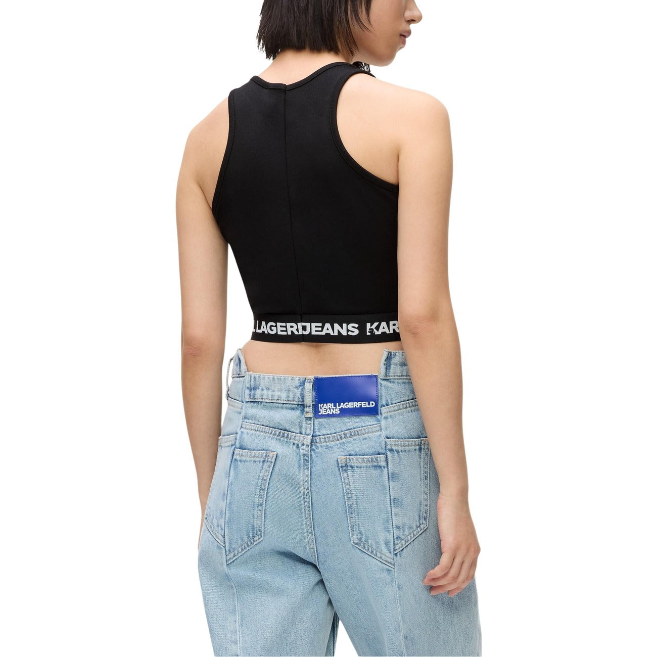 Karl Lagerfeld Jeans Mouwloze Top Dames Zwart