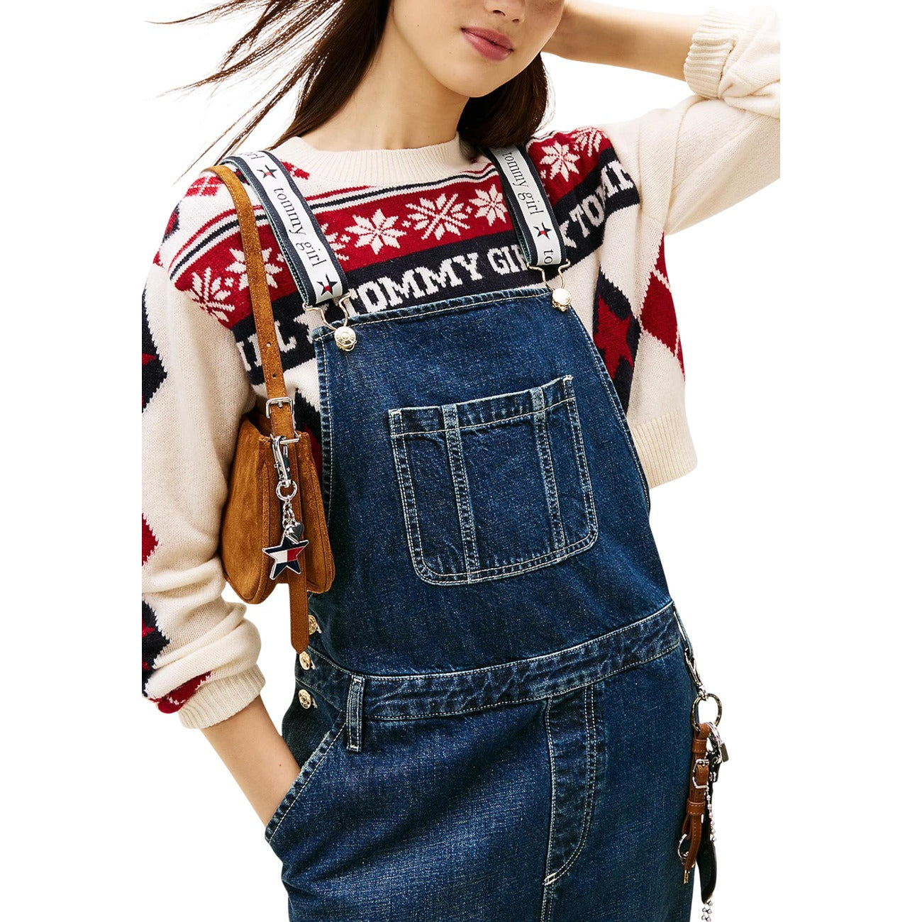 Tommy Hilfiger Jeans Jumpsuit Dames Blauw