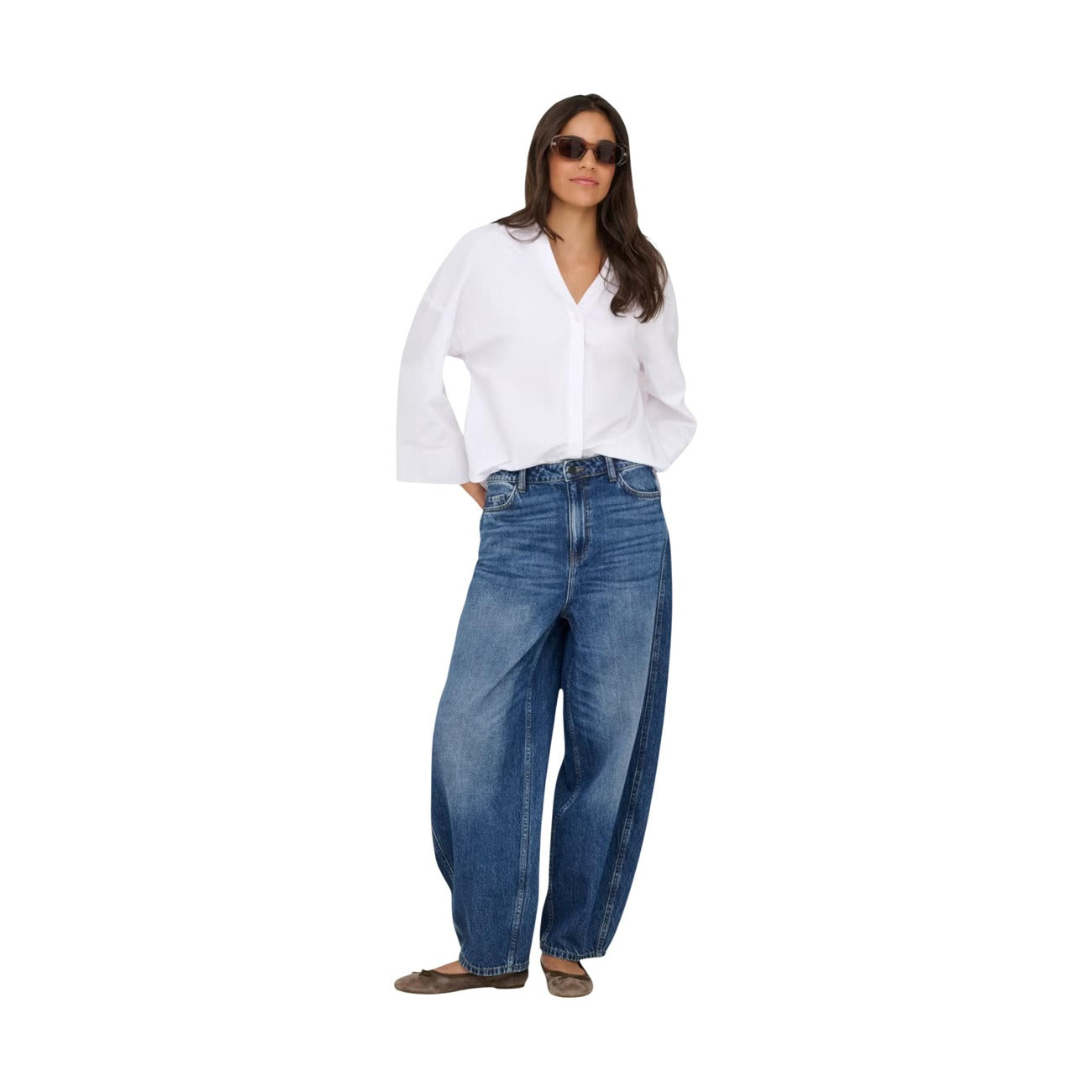 Jacqueline De Yong Jeans Dames Blauw