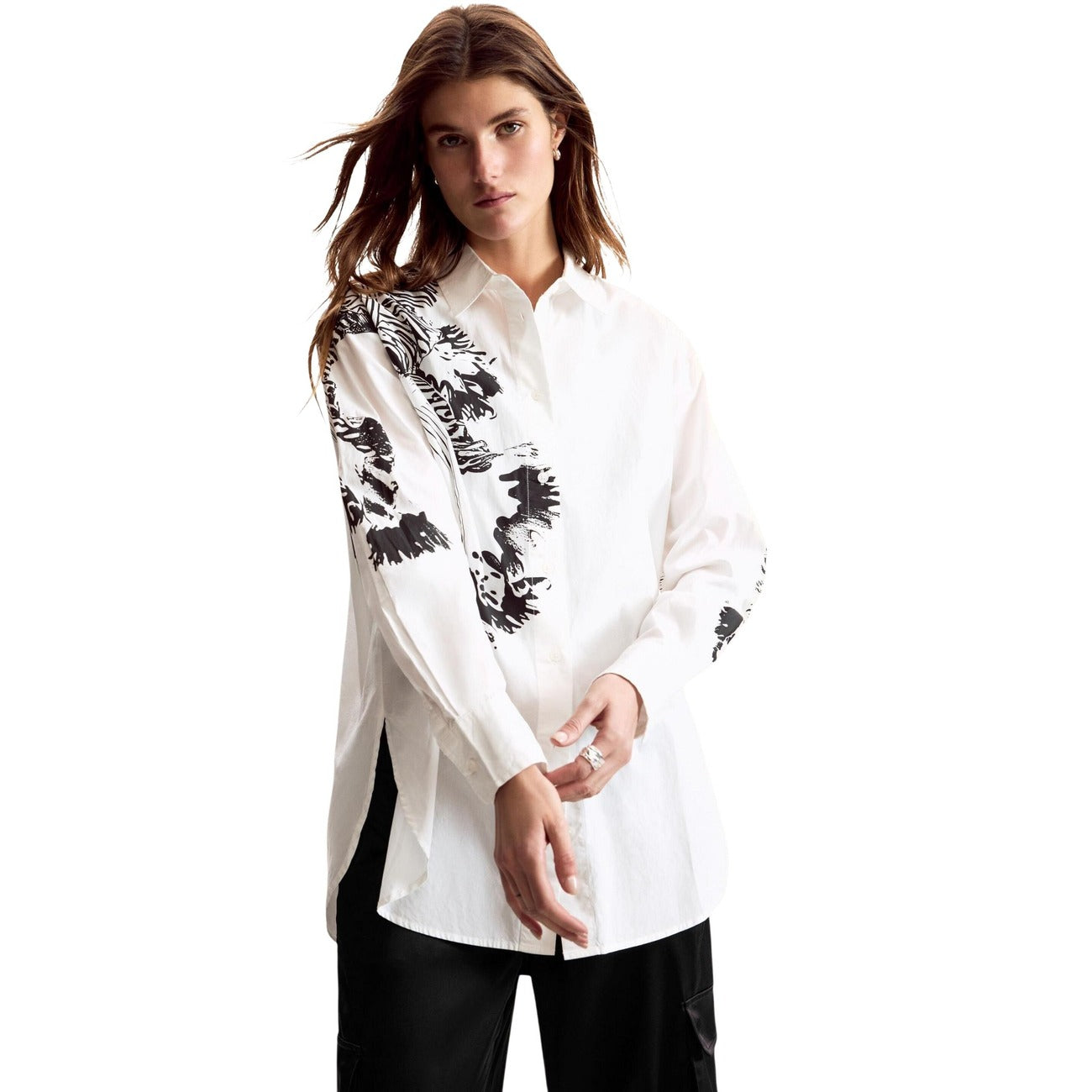 Desigual Shirt Dames Wit Print