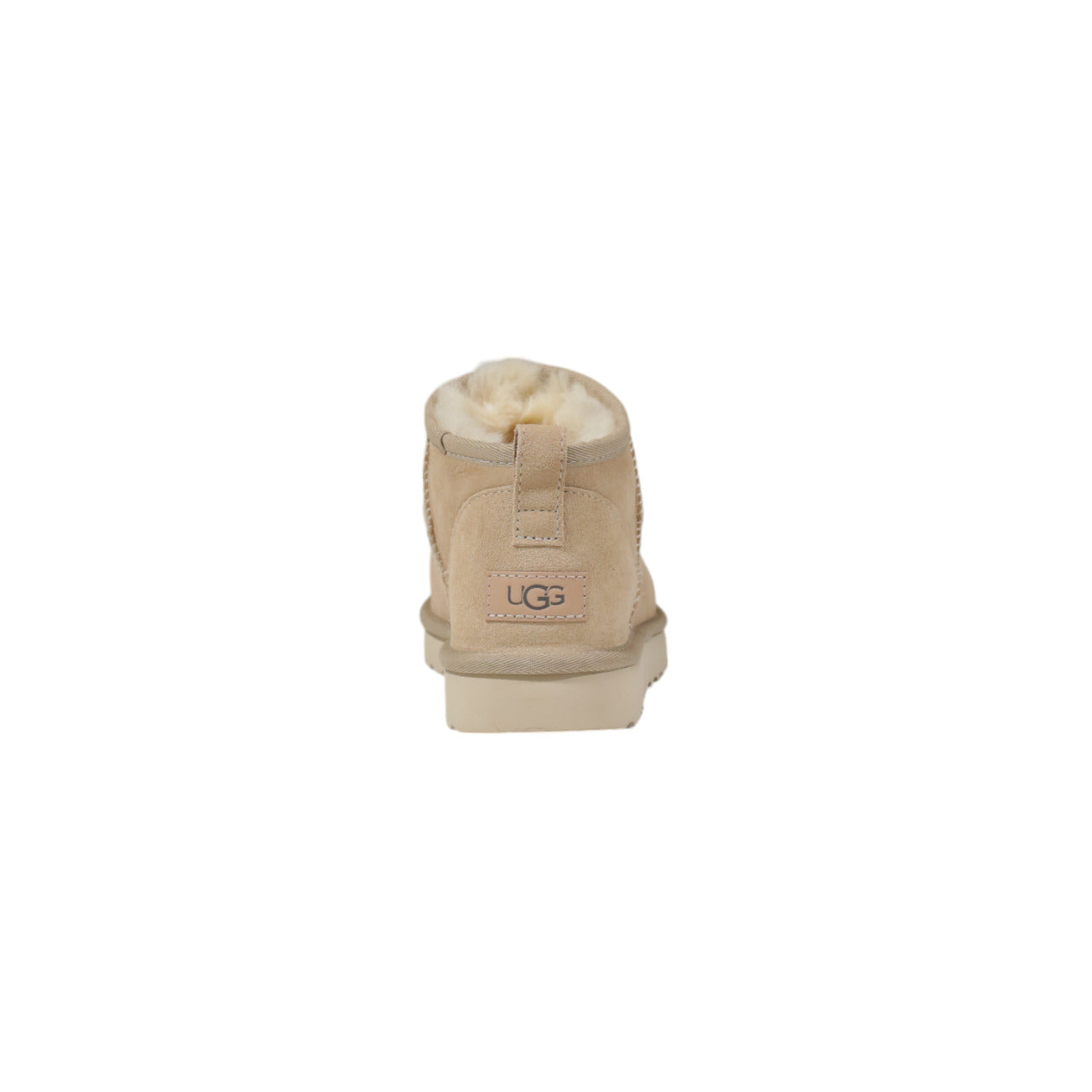 UGG Enkellaarsjes Dames Beige Leer