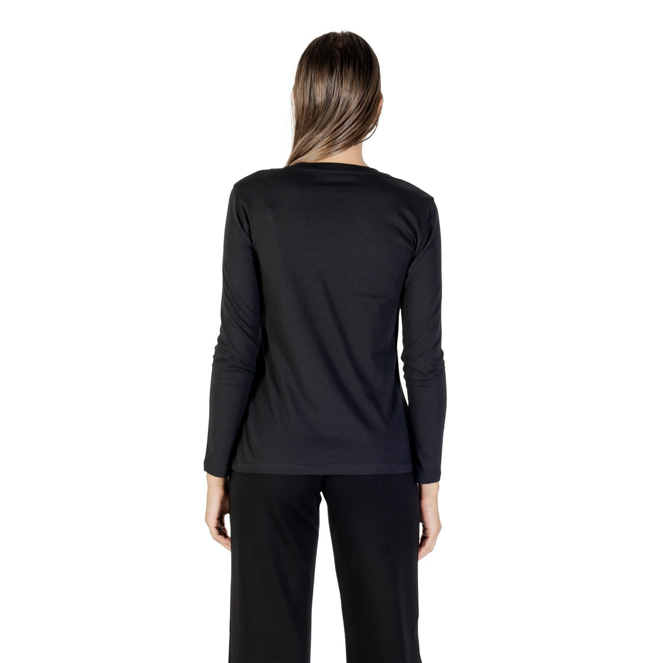 Armani Exchange T-shirt Dames Zwart