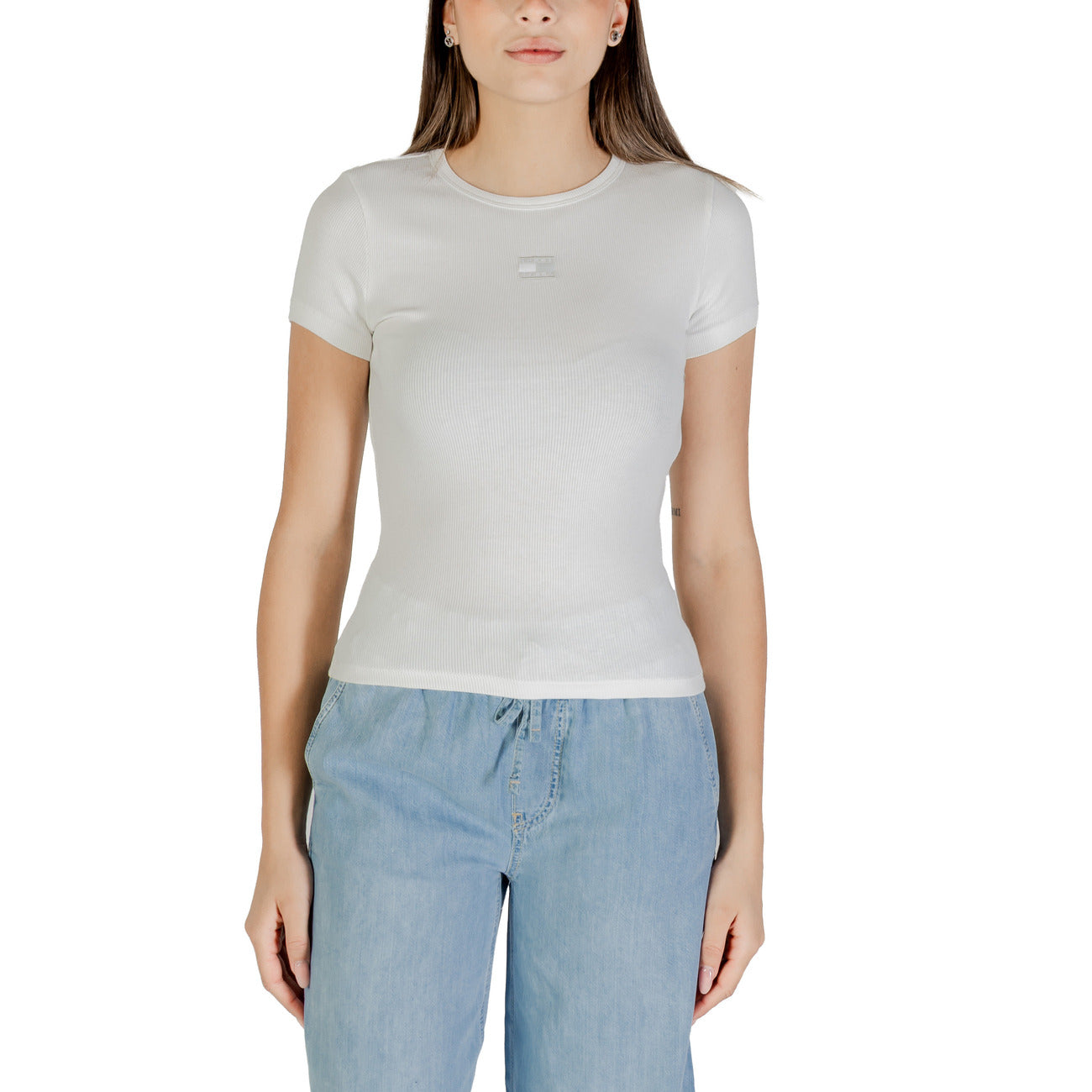 Tommy Hilfiger Jeans T-shirt Dames Blauw