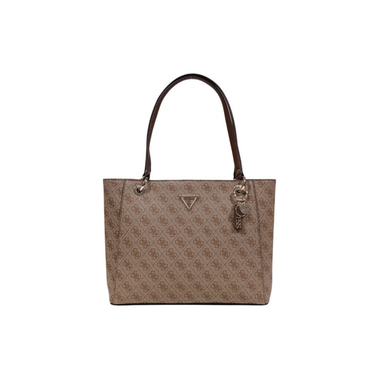 Guess Print Handtas Dames Bruin