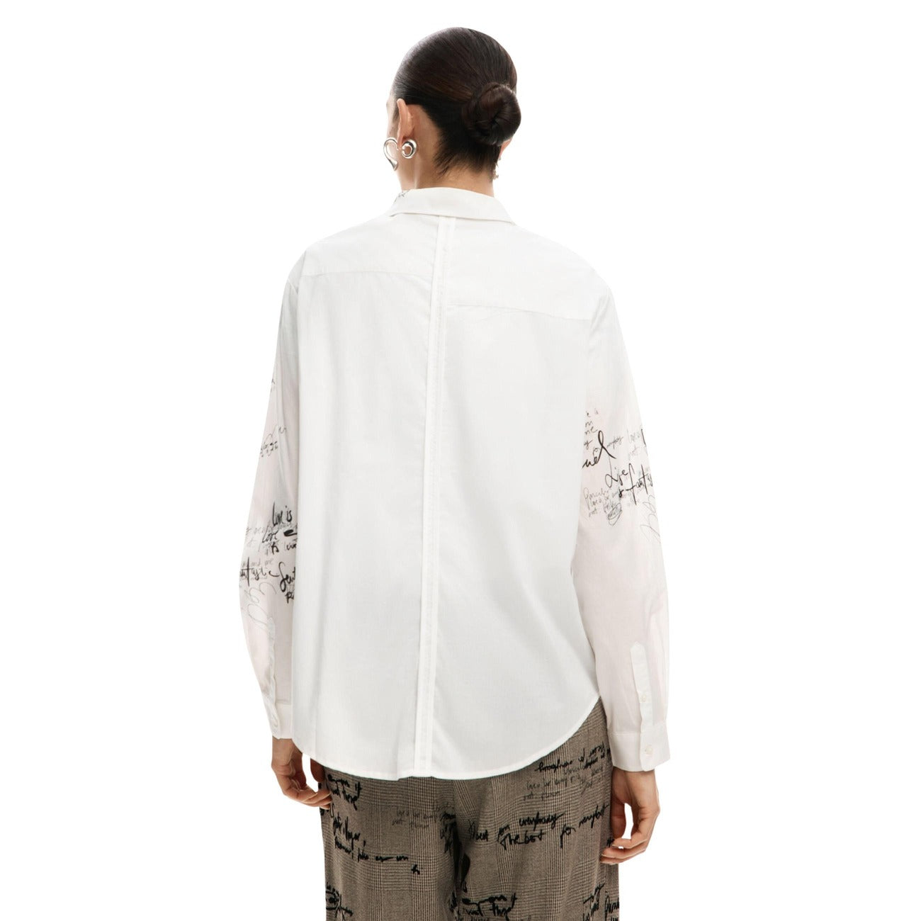 Desigual Gestreepte Blouse Dames Wit