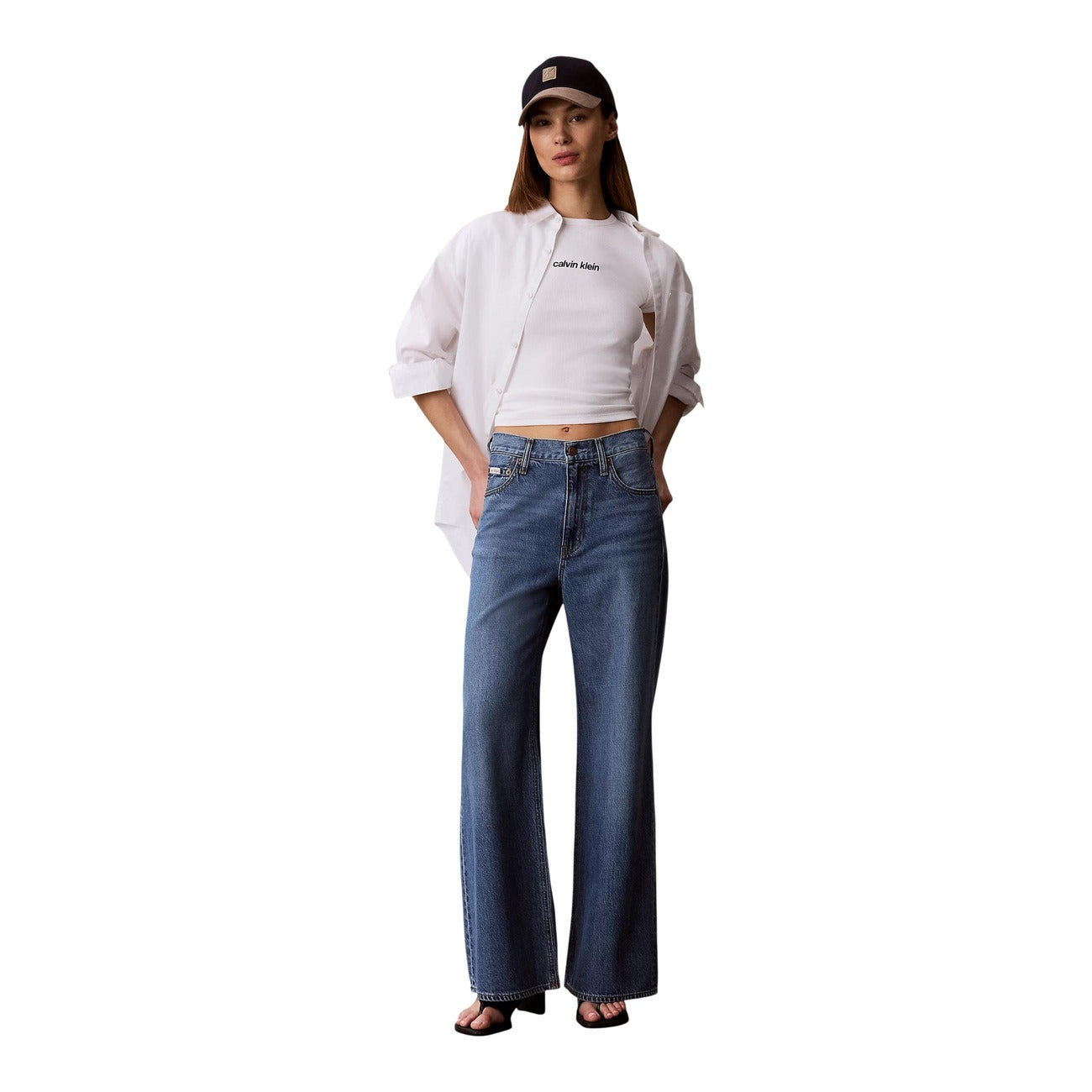 Calvin Klein Jeans T-shirt Dames Wit